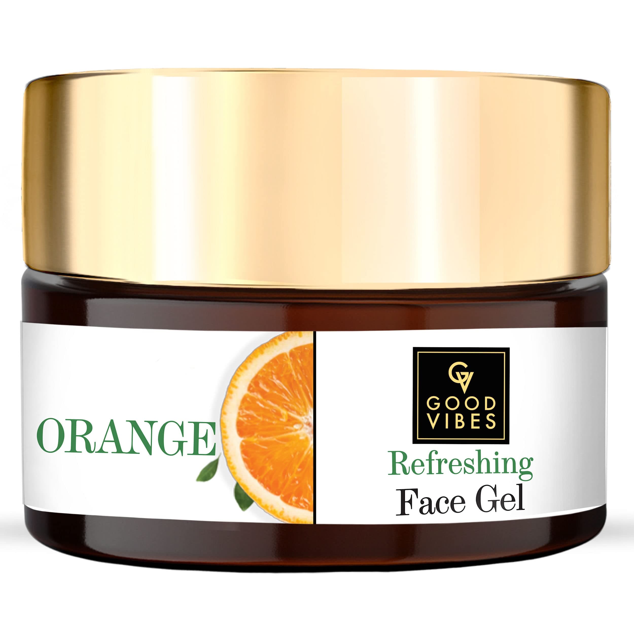 Orange Refreshing Face Gel | Hydrating Anti Aging Face Moisturizer | Lightweight Cream Formula For All Skin Types | No Parabens & Sulfates 3.53 Oz (100g)