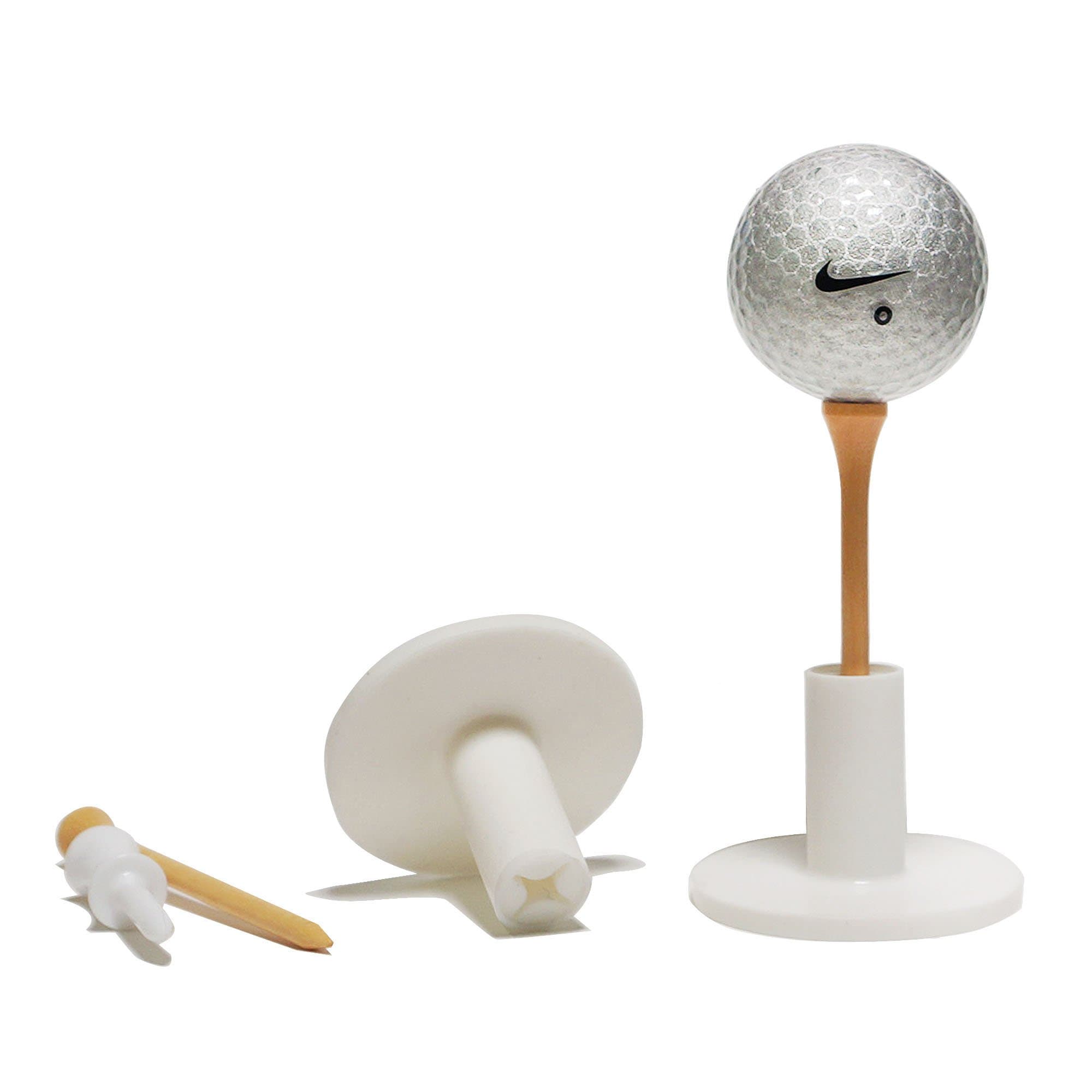 LKERLAN Rubber Golf Tee Holder Set for Practice & Driving Range Mats