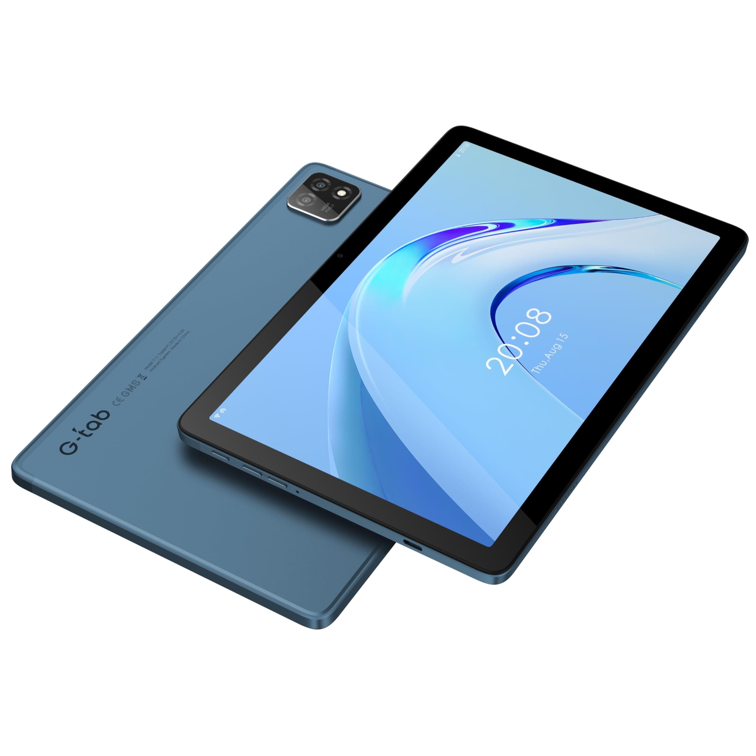 G-Tab T11 Tablet/10.1 Inches IPS Screen/Octa Core 1.6GHz Processor/6580mAh Battery/4G Dual SIM/4GB RAM + 128GB ROM/5MP Front+13MP Rear Camera/Includes- Touch Pen/OTG/Tempered Glass/Flip Cover (Blue)
