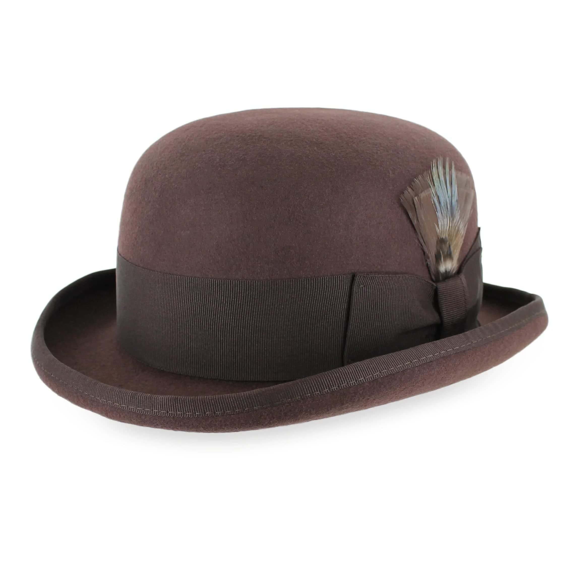 Hats in the Belfry New Tammany Bowler Black, Grey, Navy, Brown, Pearl
