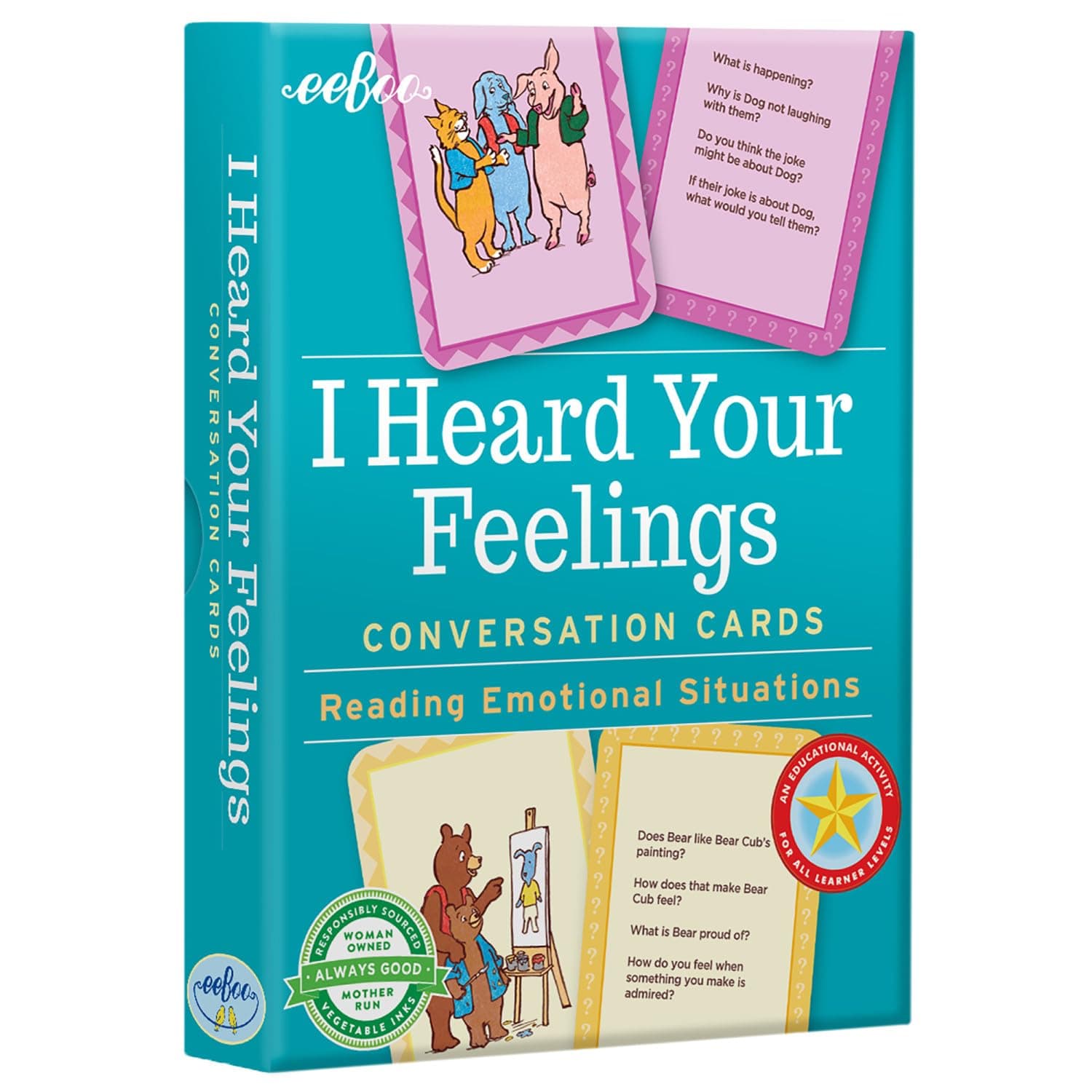 I Heard Your Feelings Conversation Flash Cards