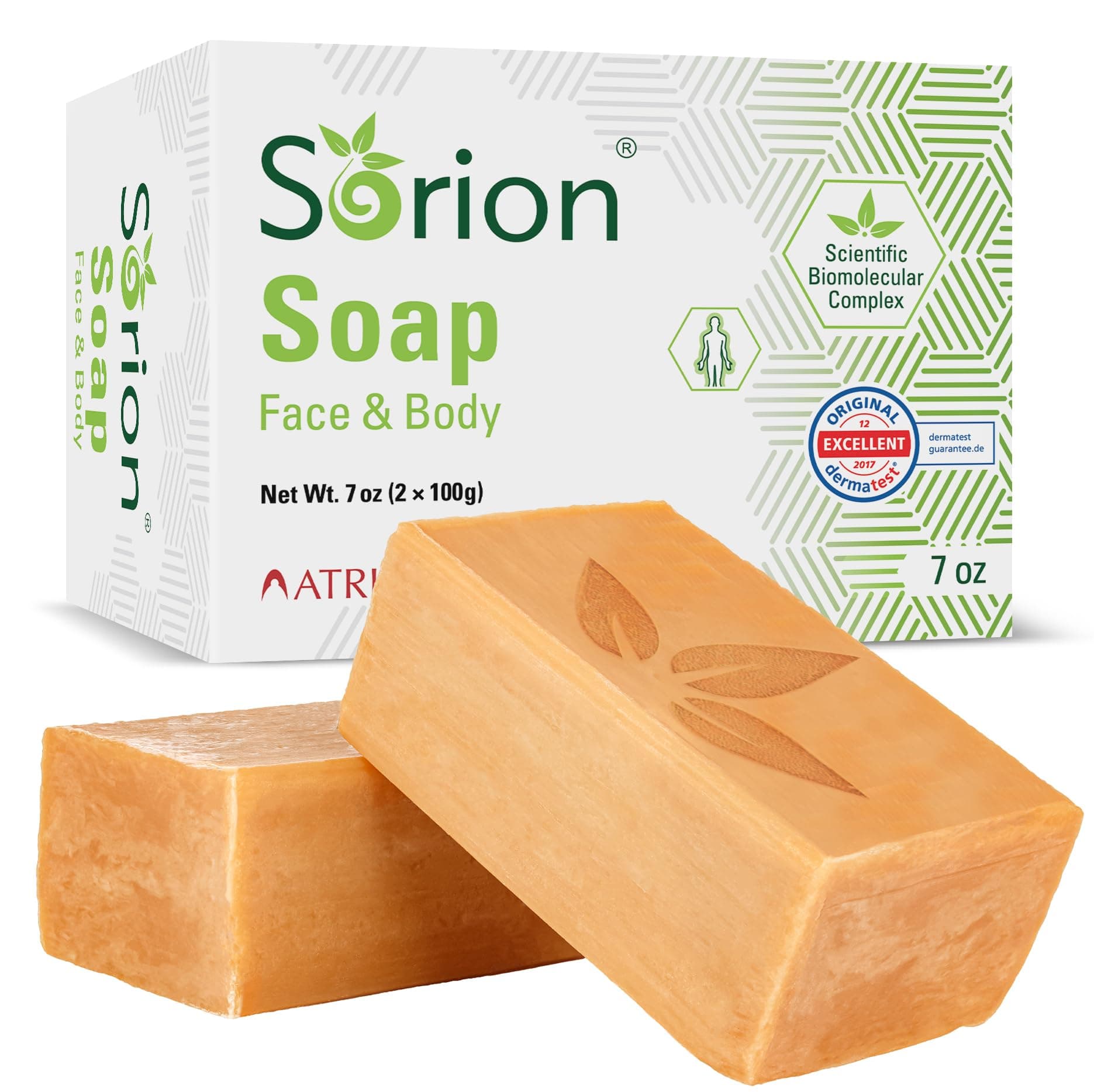 Soap for Face and Body - Bar Soap to Smooth and Comfort Dry, Itchy, Flaky Skin with Coconut Oil, Turmeric, Pala Indigo Essential Oils Soap Bar