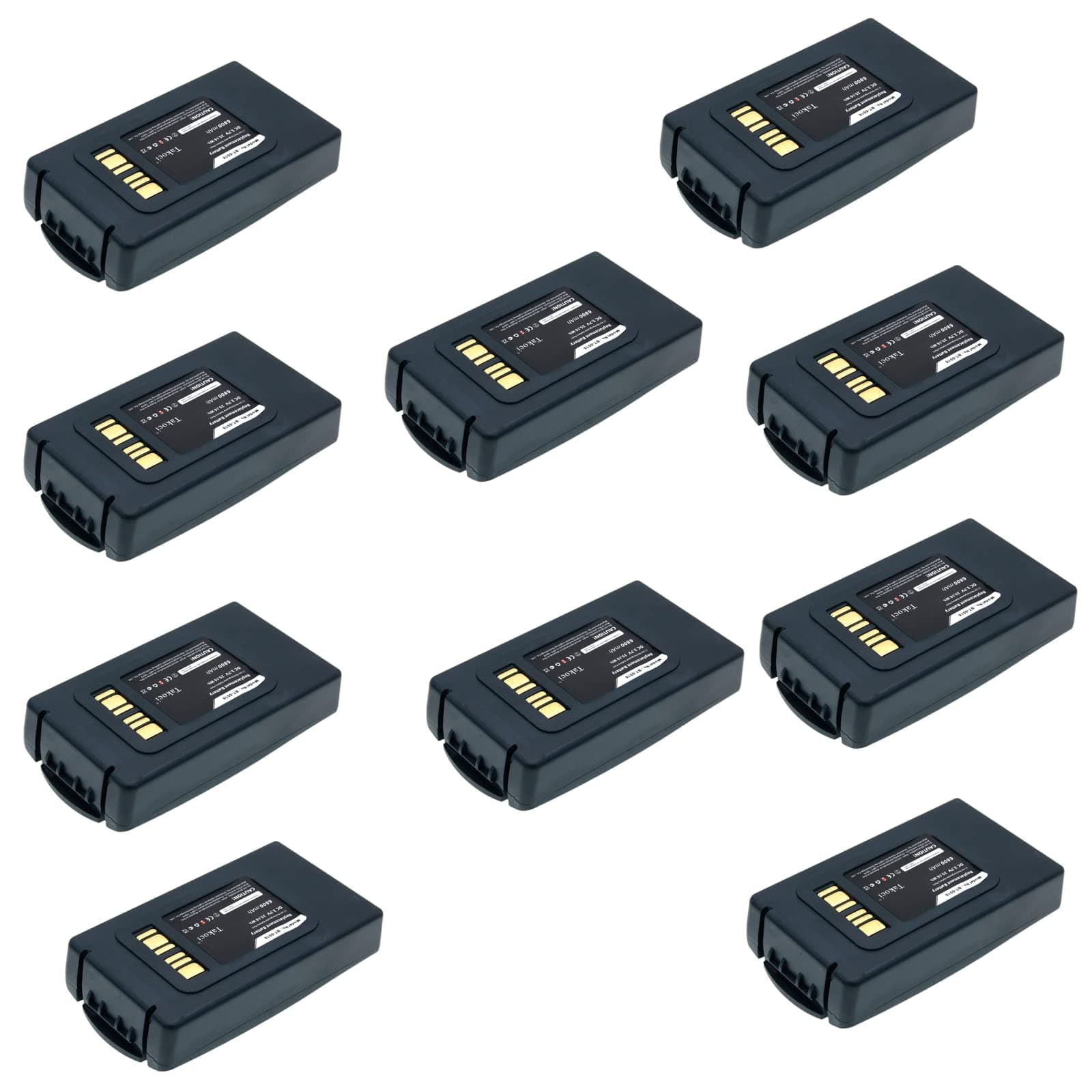 Youejoeq (10 PCS) Replacement Battery for Datalogic Skorpio X3 X4,fits Part no BT-0016 94ACC0046 94ACC0048 BT-0015 6800mAh