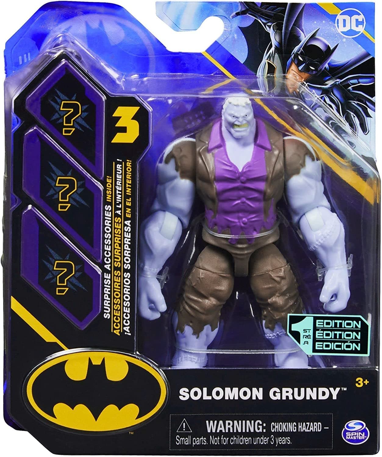 DC BATMAN 2022 Solomon Grundy 4-inch Action Figure by Spin Master