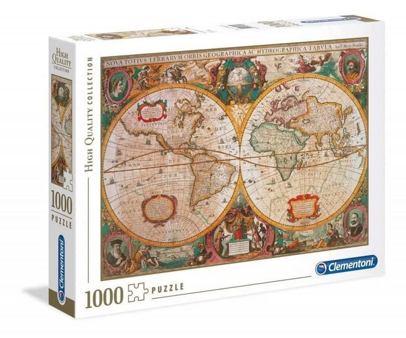 Clementoni Old Map 1000 Piece Jigsaw Puzzle (Generic 312290)
