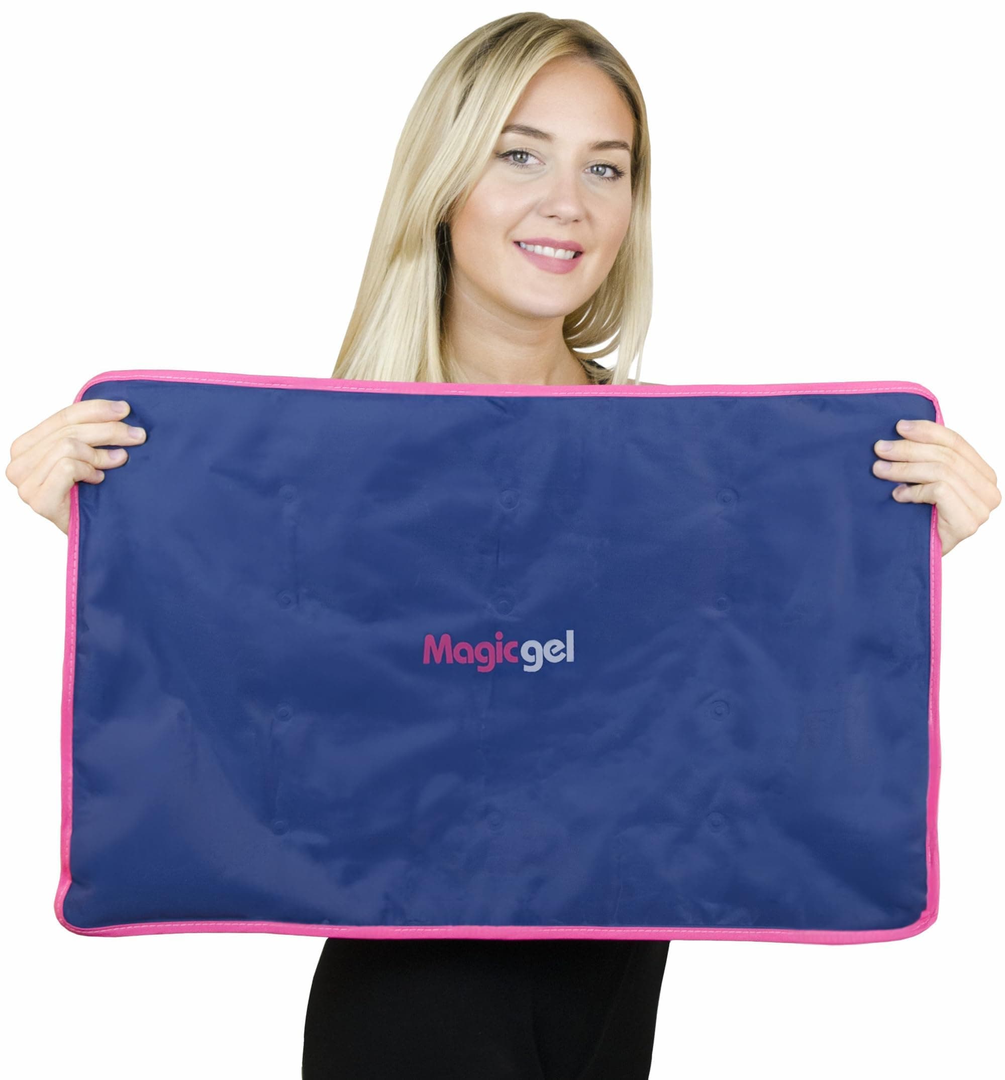 – Magic Gel Extra Large Ice Pack for Back and Full Body - 59.7 cm x 38.1 cm (23.5 in x 15 in) - Use as Cold Compress for Relief - Ice Blanket for Sleeping - Reusable Ice Pad