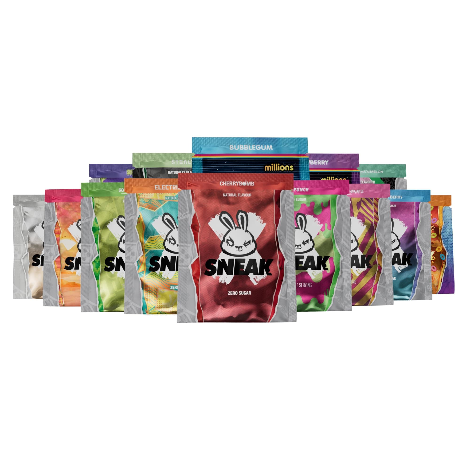 SNEAKEnergy Drink Powder | 15 Assorted Servings | No Sugar. No Nasties. Just Natural Caffeine, Focus-Boosting Nootropics | 15 Servings