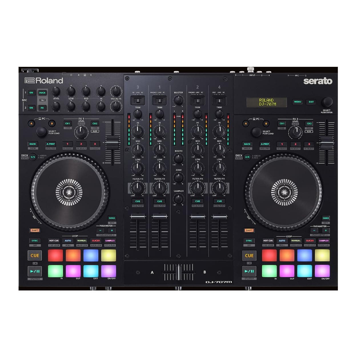 DJ-707M DJ Controller for live streamers and content creators (DJ-707M)