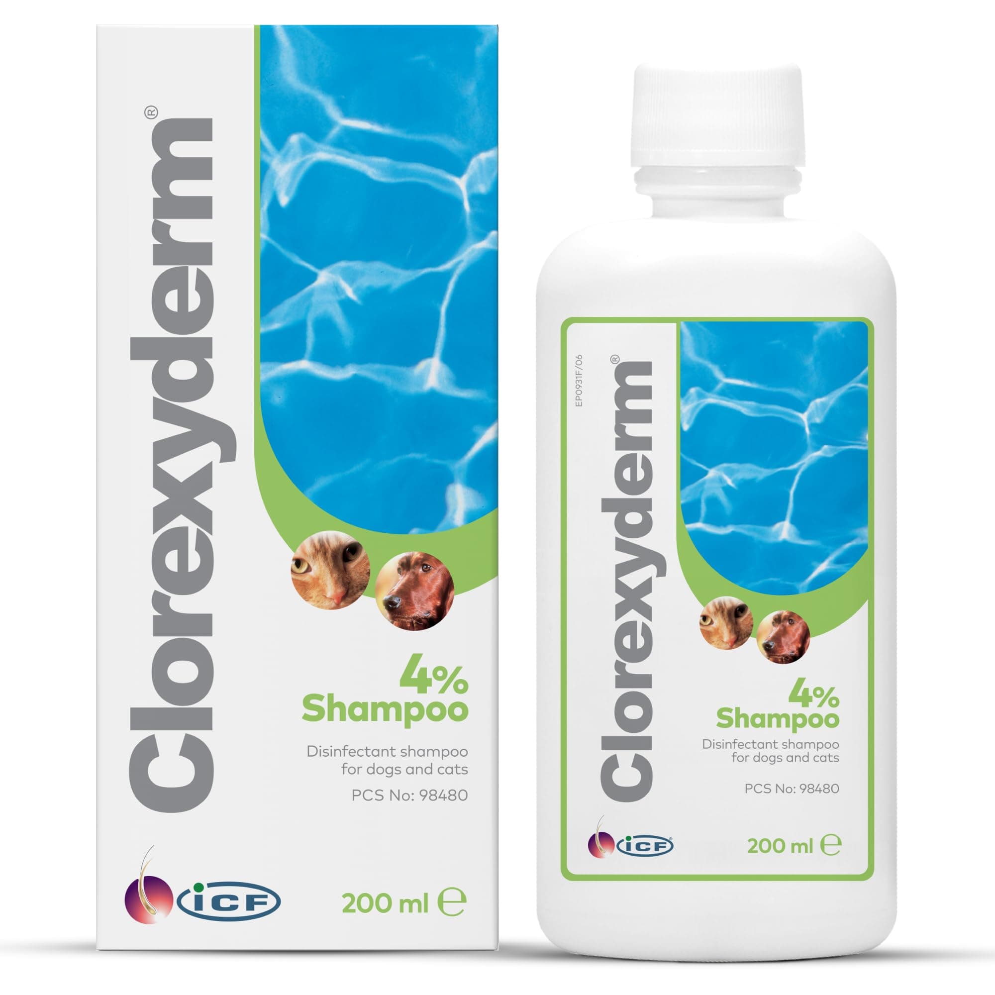 Clorexyderm Dog Shampoo For Itchy Skin Relief | Anti Itch + Antifungal + Antibacterial Shampoo And Conditioner For Pets With Sensitive Skin 200 ml