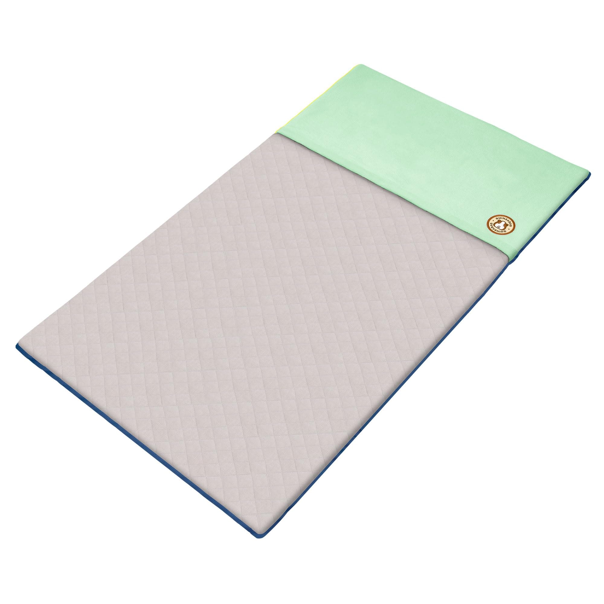 Original Reusable Cage Liner – Sea Green Fleece Bedding with Burrowing Pocket – Extra Absorbent Core & Waterproof Bottom – Fits C&C 2x4 Guinea Pig Cages – Small Animal Supplies