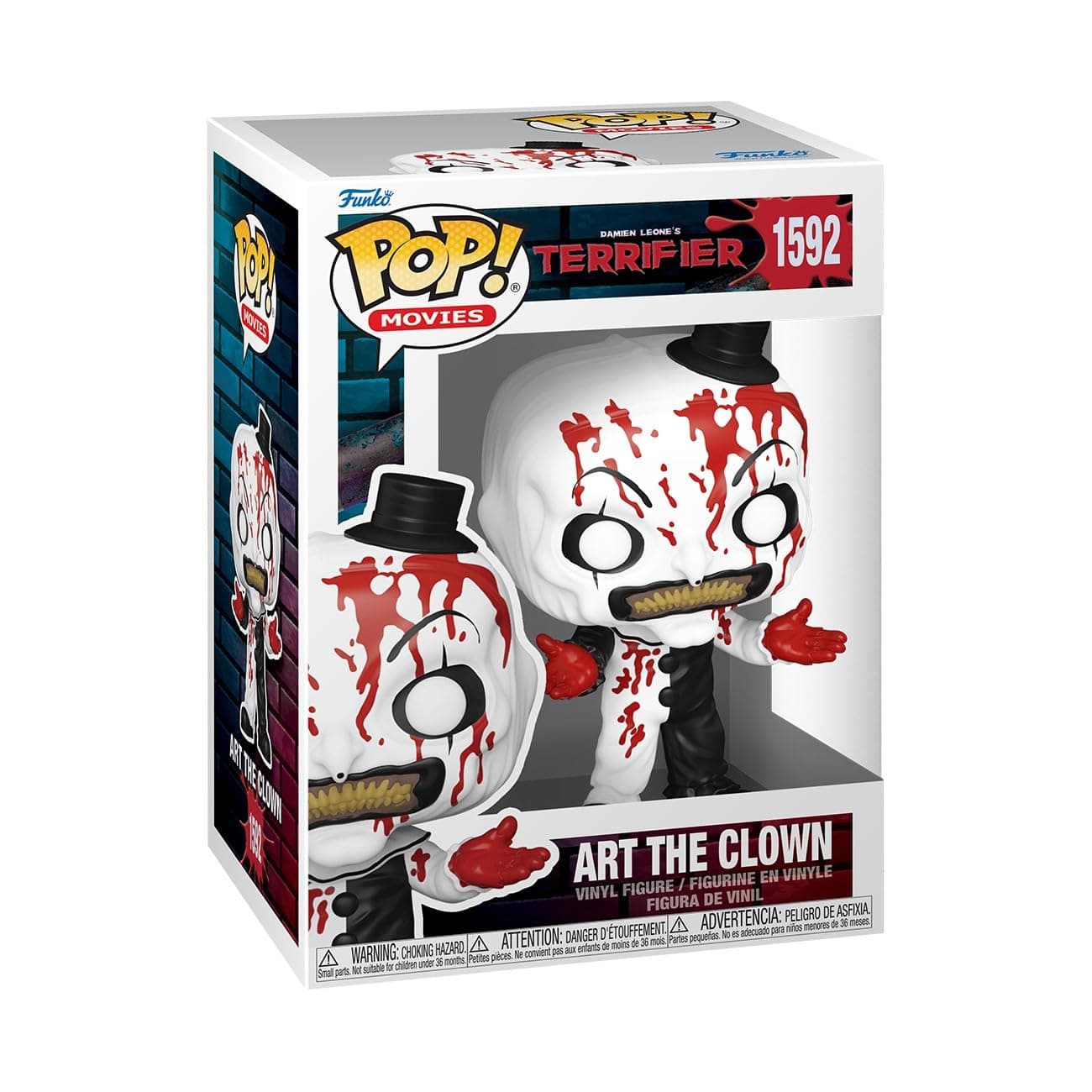 POP! Movies: Terrifier 2 - Art The Clown - Bloody - Collectable Vinyl Figure - Gift Idea - Official Merchandise - for Kids & Adults - Horror Fans - Model Figure for Collectors and Display