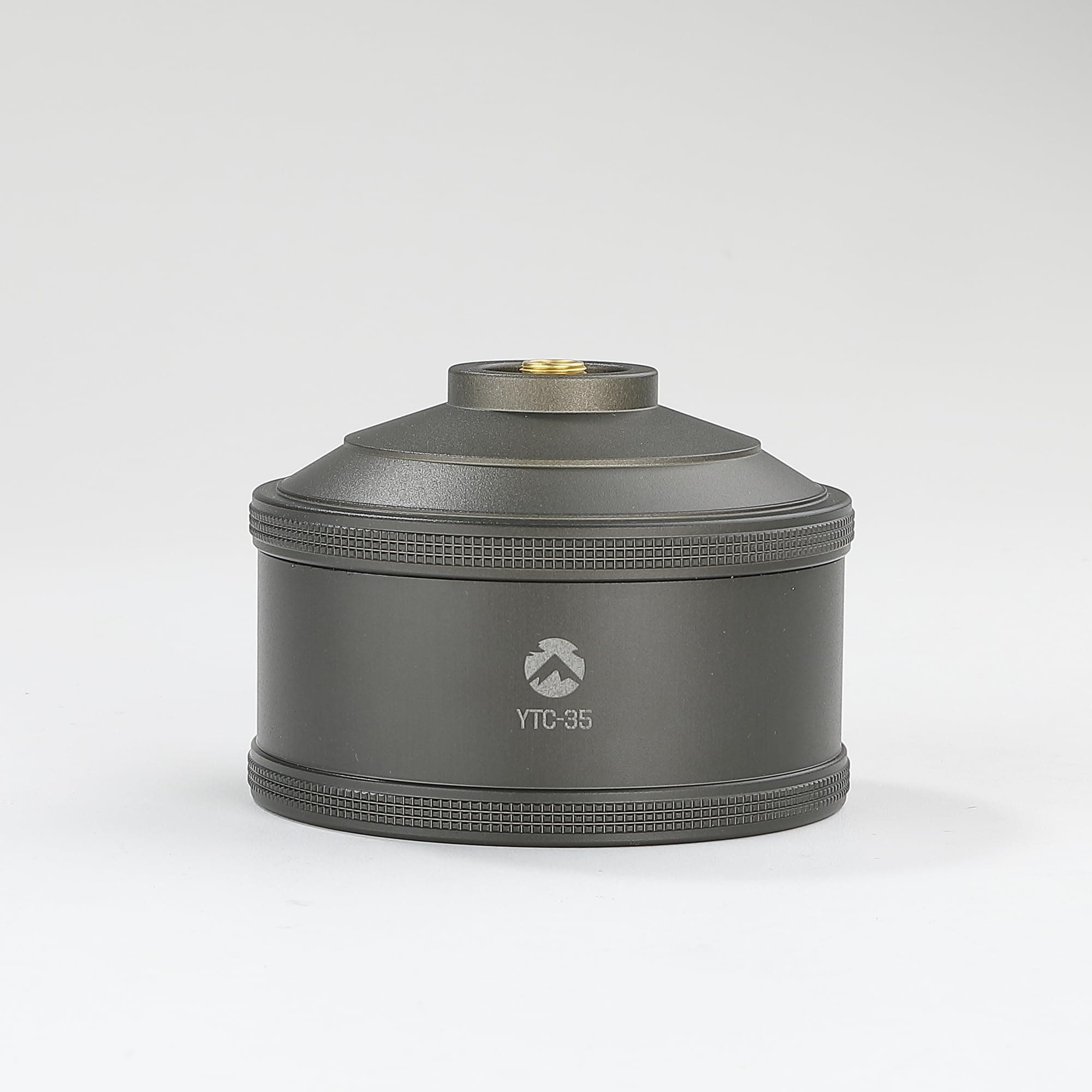 camping moon Empty Refillable Gas Fuel Cylinder Standard for Backpacking Stove EN417 Lindal Valve 110g Green YTC-35