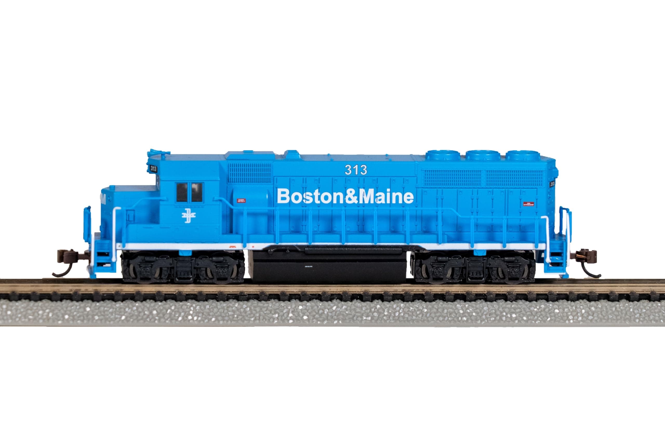 EMD GP40 Diesel Locomotive B&M #313 (without dynamic brakes) - N Scale