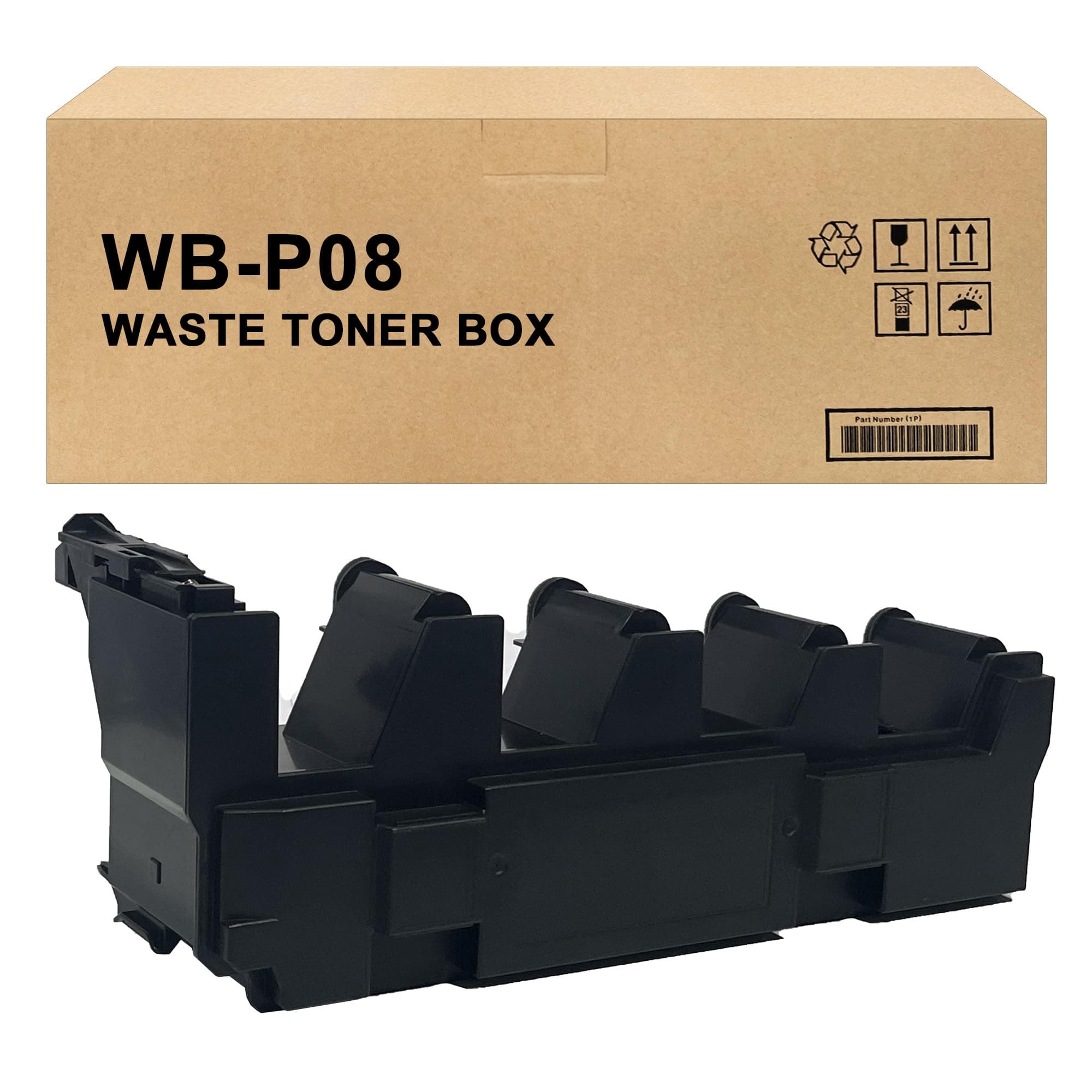 LCL Compatible WB-P08 WBP08 ACDN0Y1 Waste Toner Container for Konica Minolta C3300i C3320i C3350i C4000i C4050i Color Laser Printers (1-Pack)