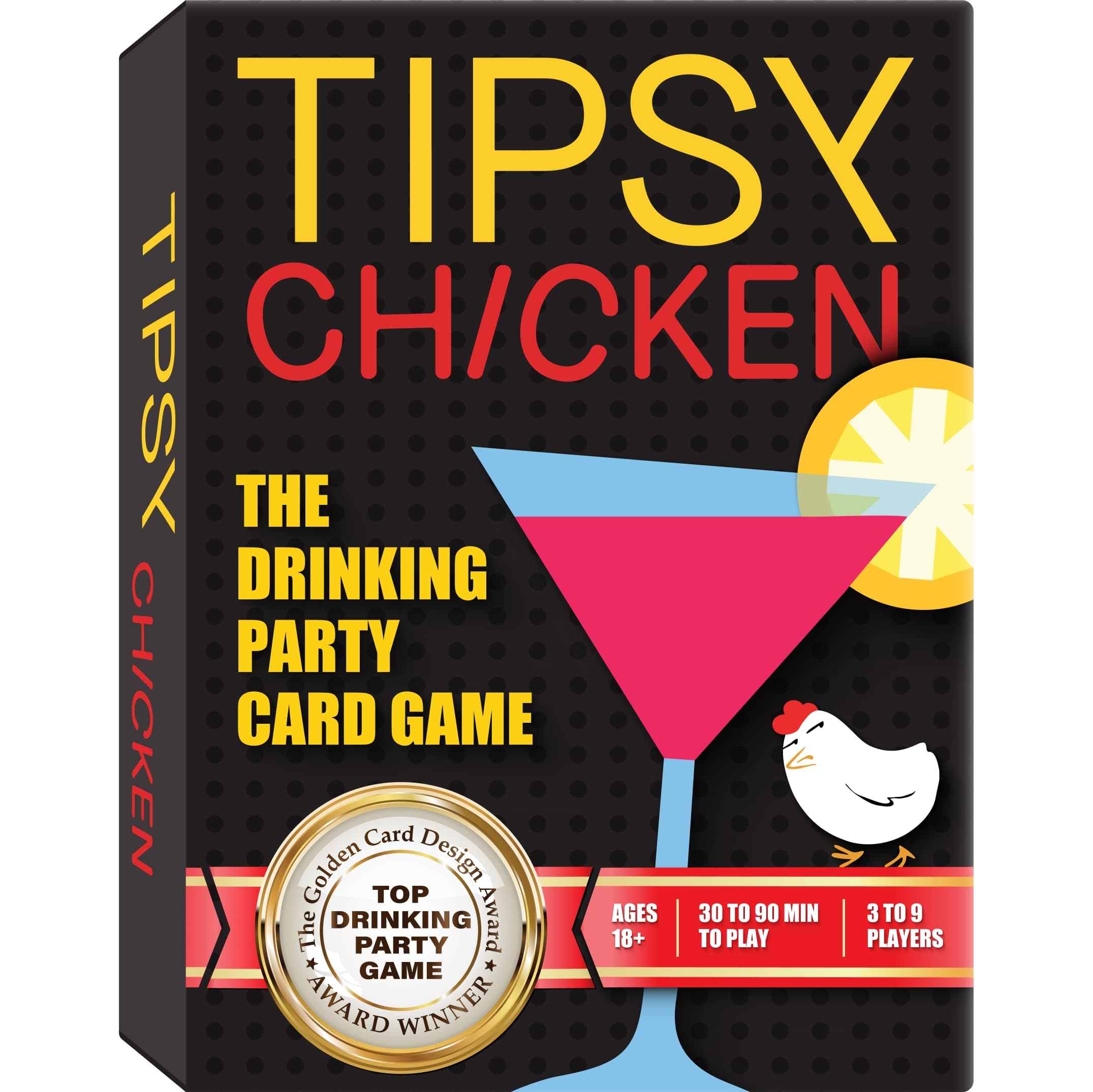 Tipsy Chicken, Drinking Party Card Game for Adults, Outrageously Fun Dares for Game Night
