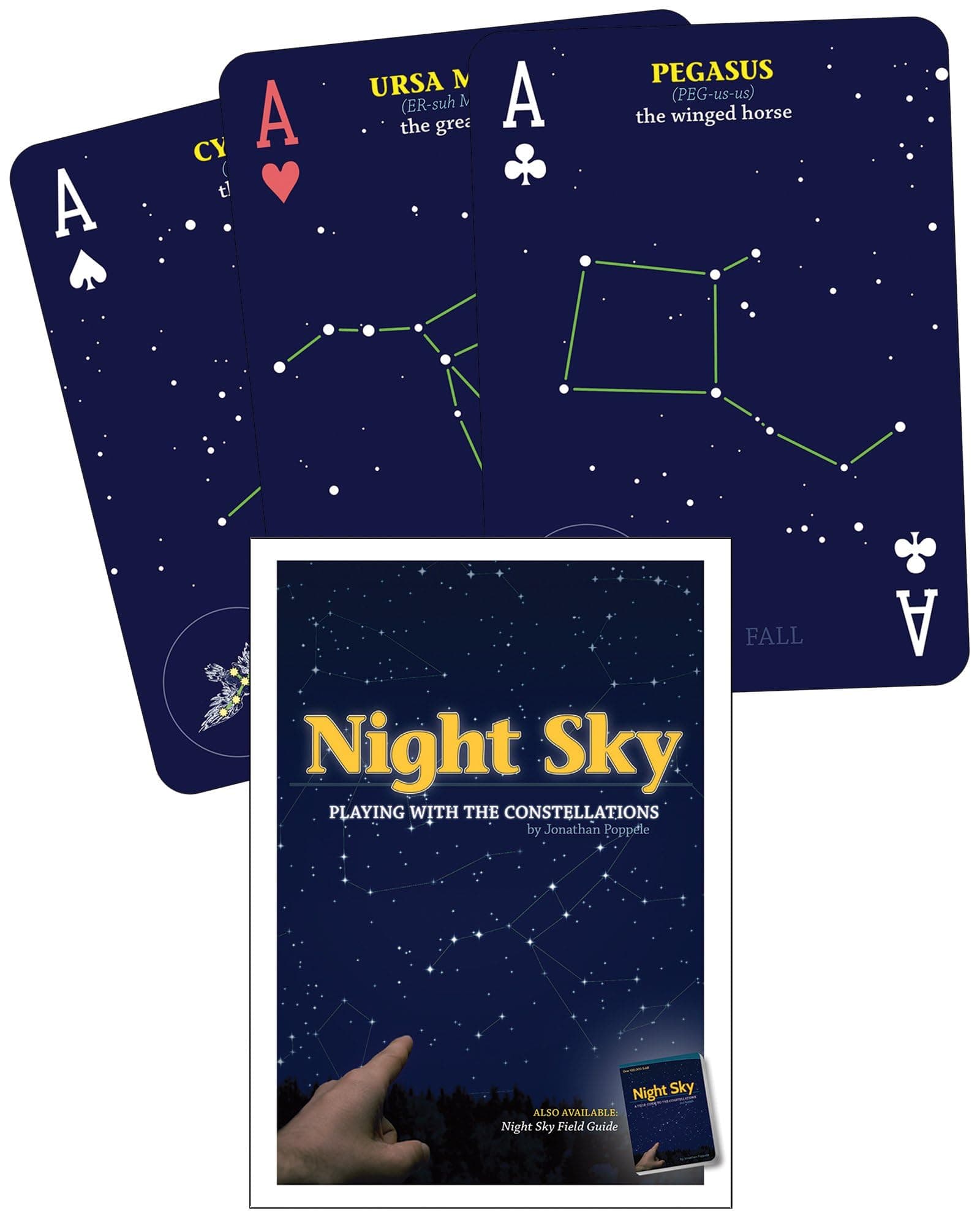 Night Sky Playing Cards: Playing with the Constellations (Nature's Wild Cards)