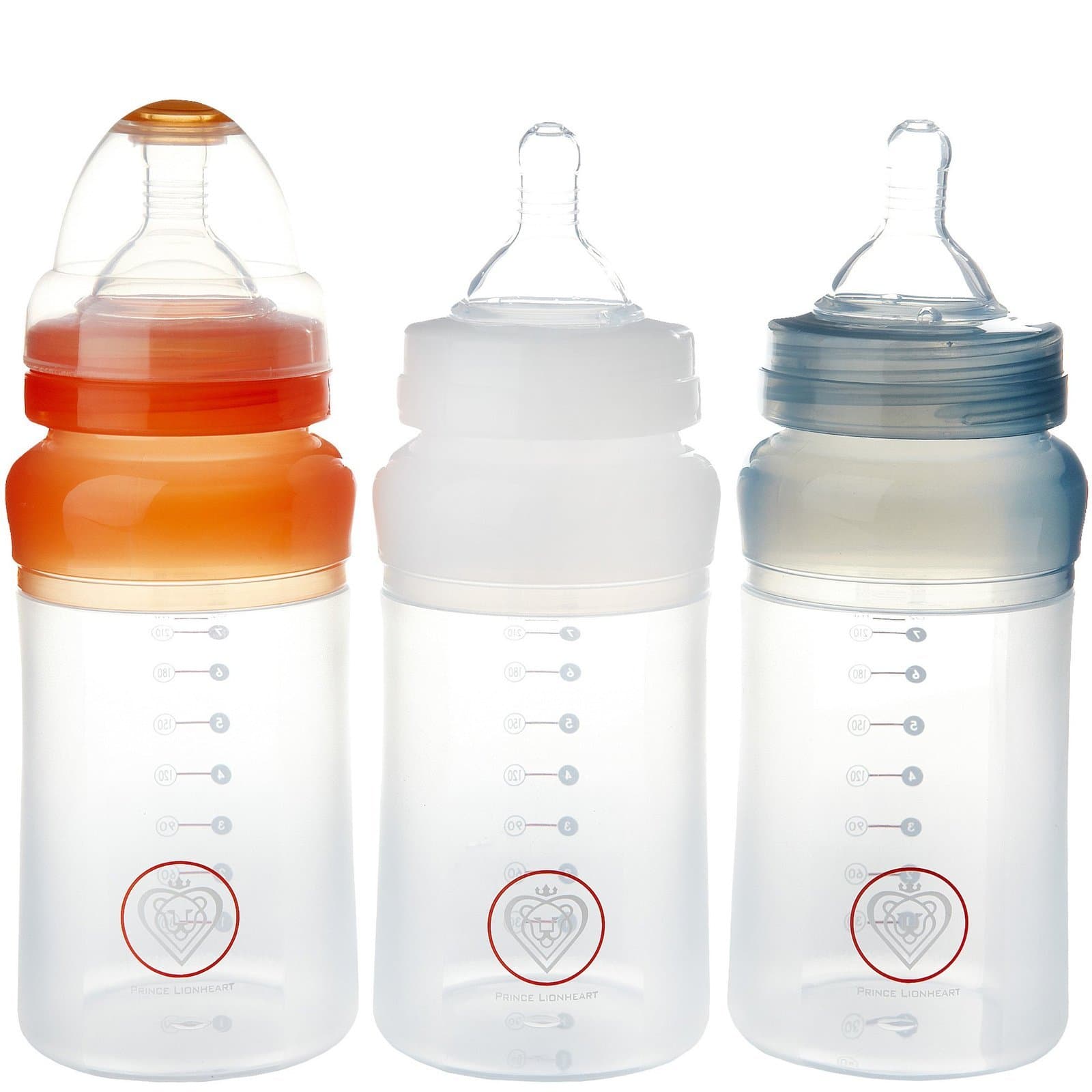 Prince Lionheart Medical Grade Silicone Bottles 3-Pack, 8oz