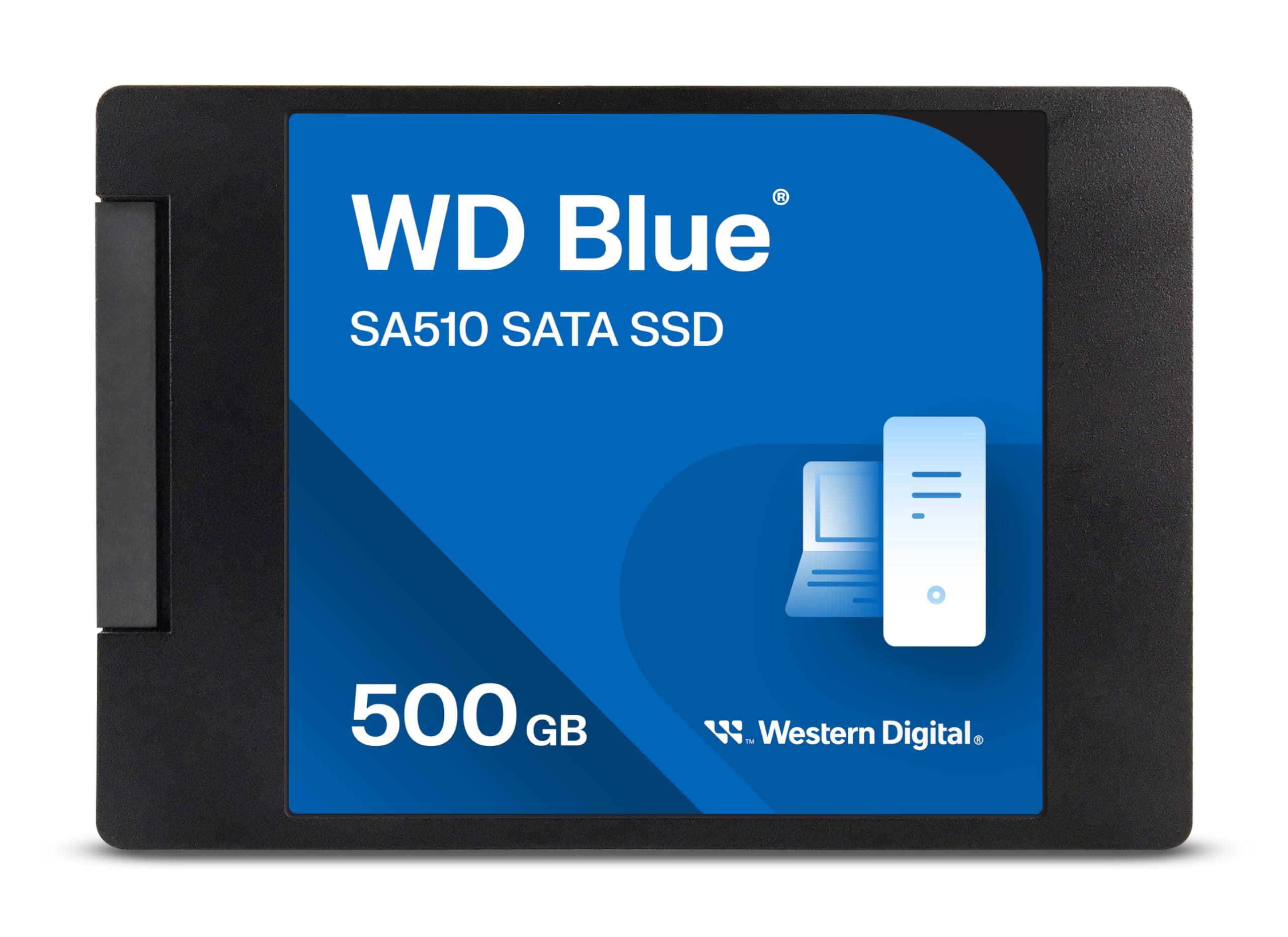 500GB WD Blue SA510 SATA Internal Solid State Drive SSD - SATA III 6 Gb/s, 2.5"/7mm, Up to 560 MB/s - WDS500G3B0A