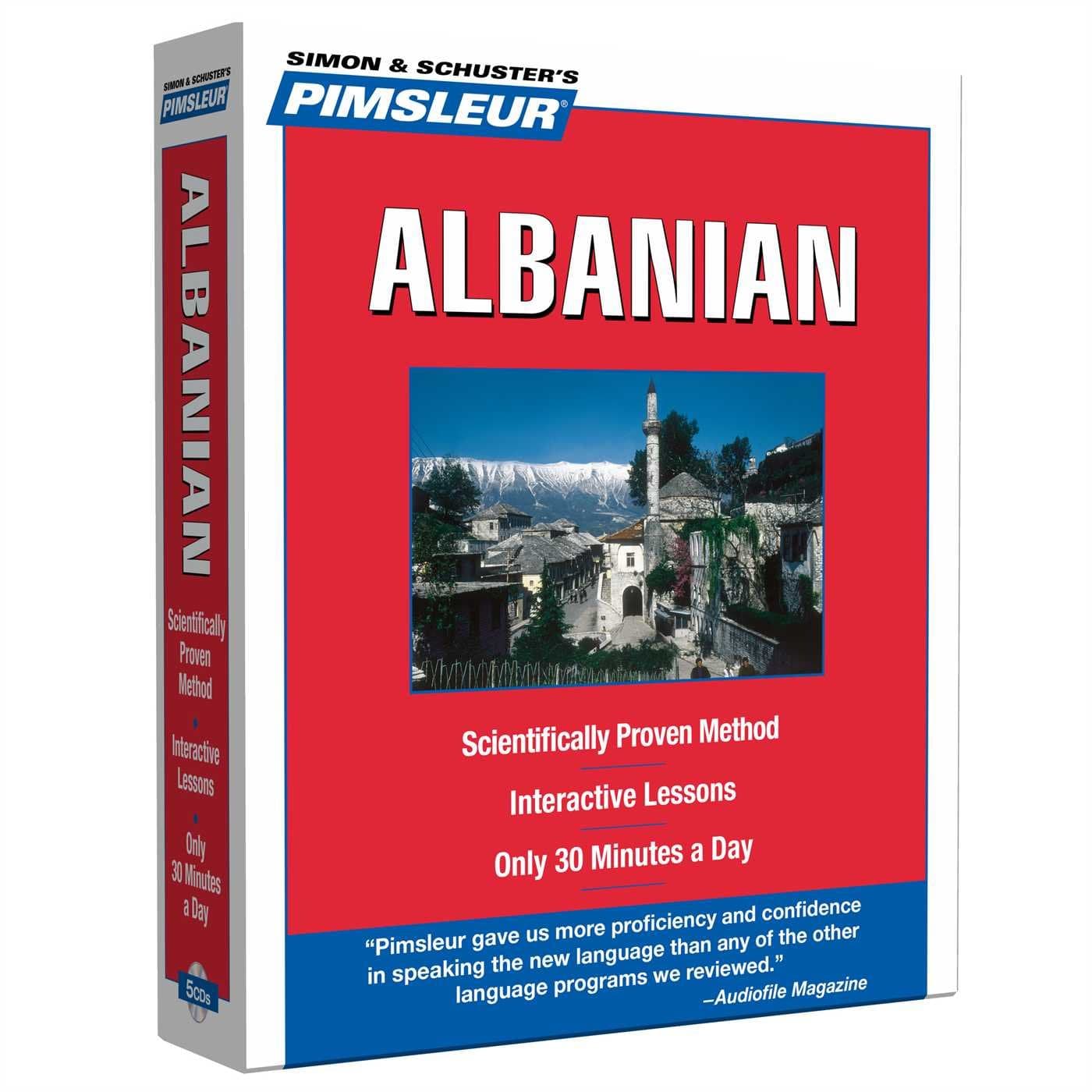 Pimsleur Albanian: Learn to Speak and Understand Albanian with Pimsleur Language Programs: Volume 1 (Simon & Schuster's Pimsleur)