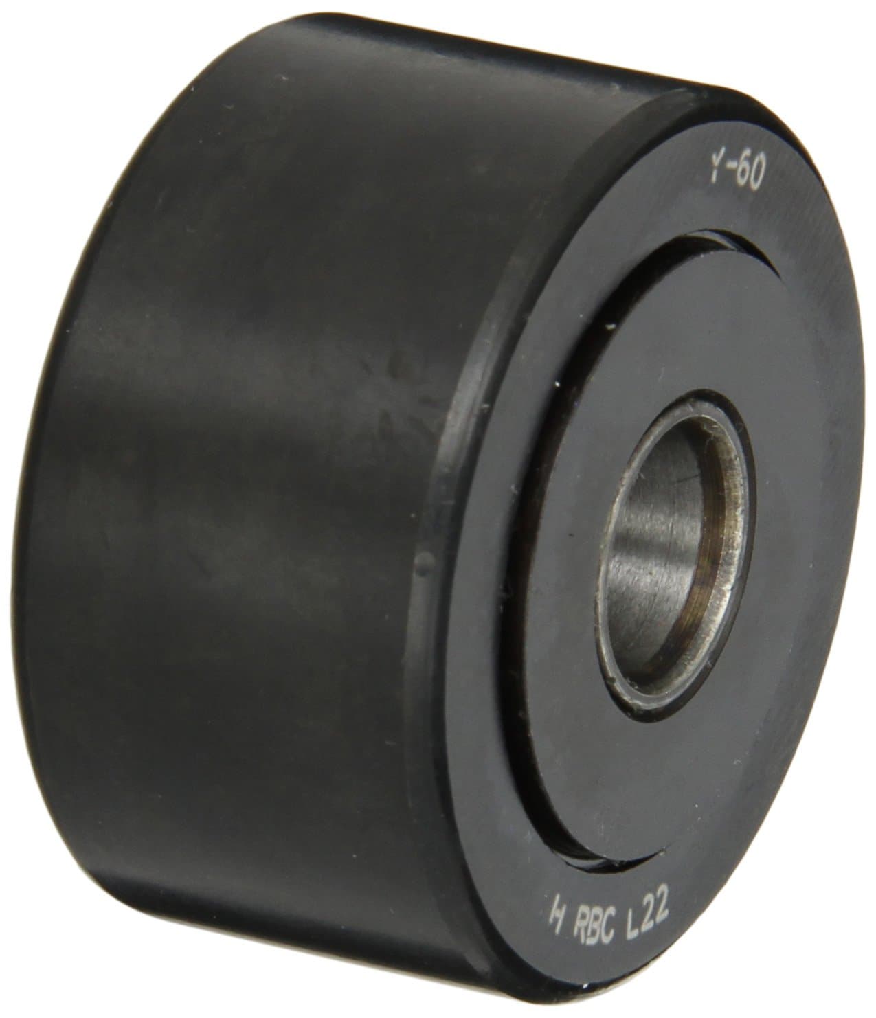 RBC Cam Follower Y60 1.875" OD x 0.5000" ID, Yoke Type (Without Stud), Unsealed Cam Follower
