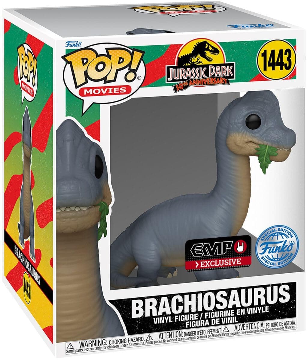 Funko Jurassic Park Brachiosaurus Super 6-Inch Pop! Vinyl Figure #1443, 73712