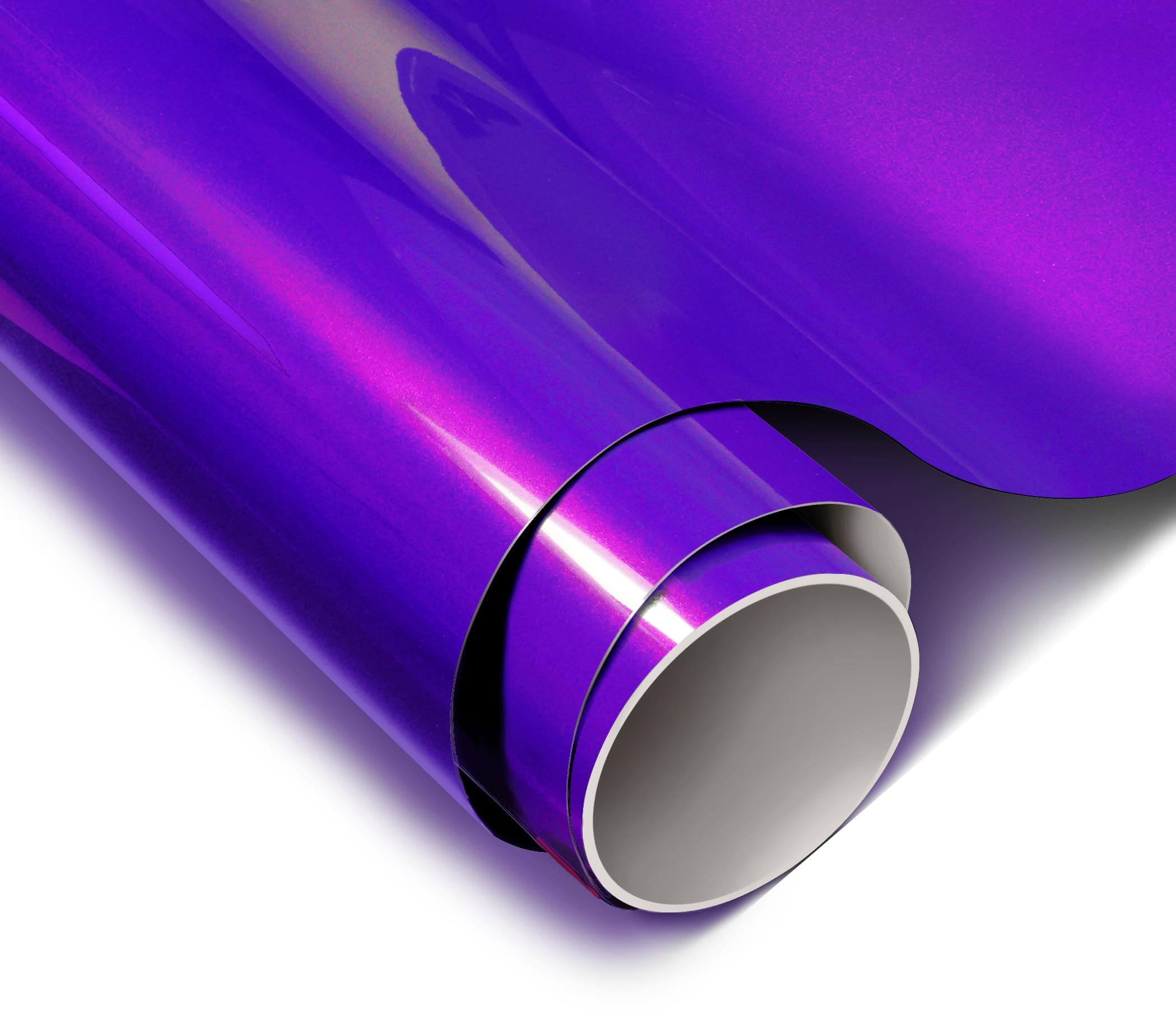 VViViD ColorFusion , Gloss Flip Purple Blast Dry Apply PPF Vinyl Car Wrap Roll 1.3ft x 5ft