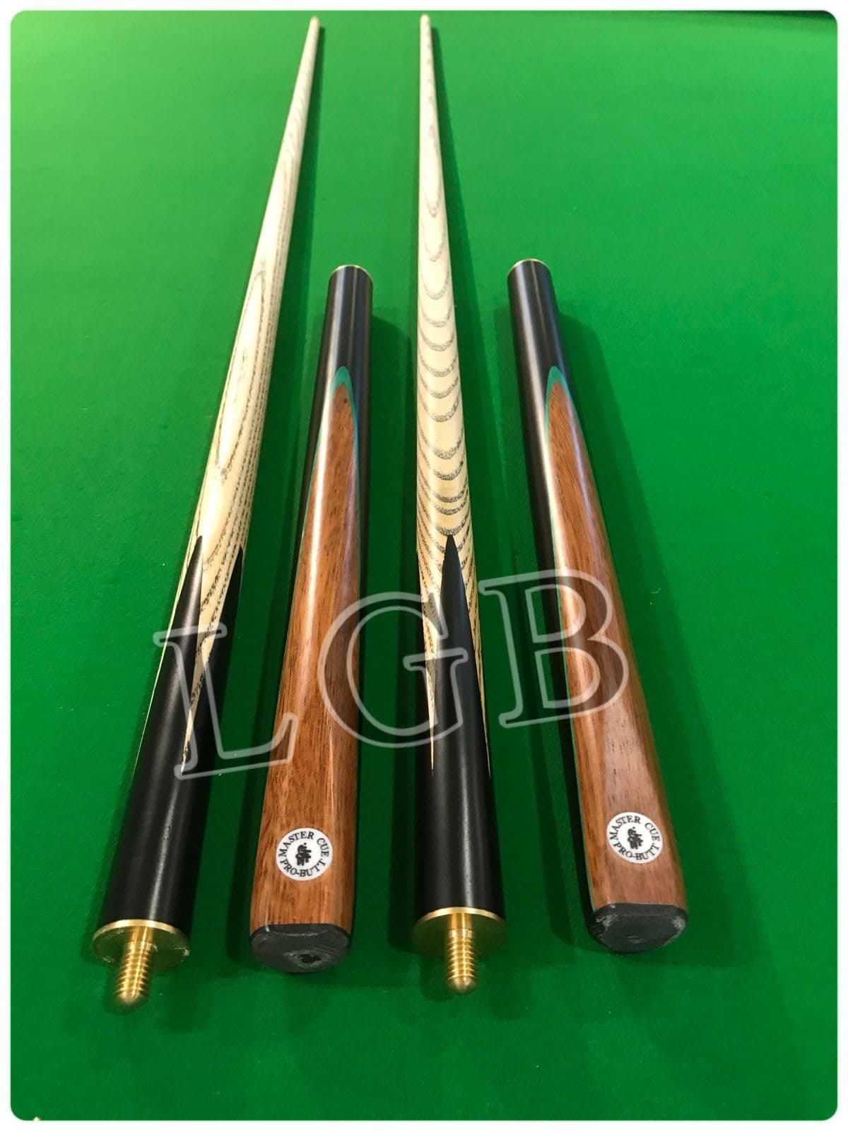 LGB Snooker & Pool cue Stick by Master pro Butt Quarter Joint (Black-2)