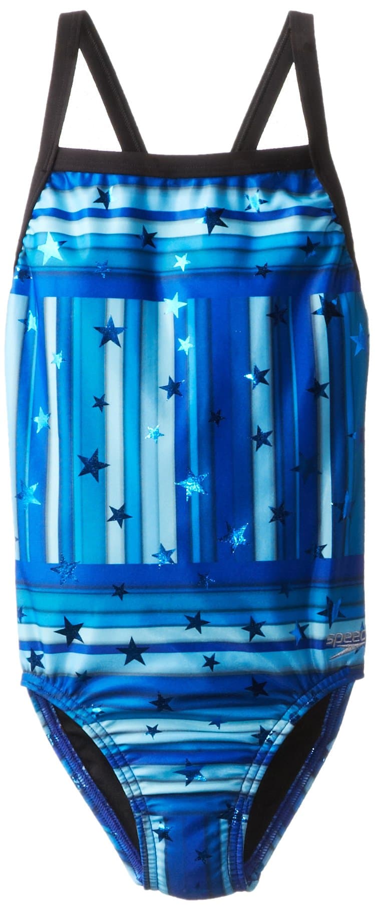 SpeedoBig Girls' Star Mania Youth Flyback Swimsuit