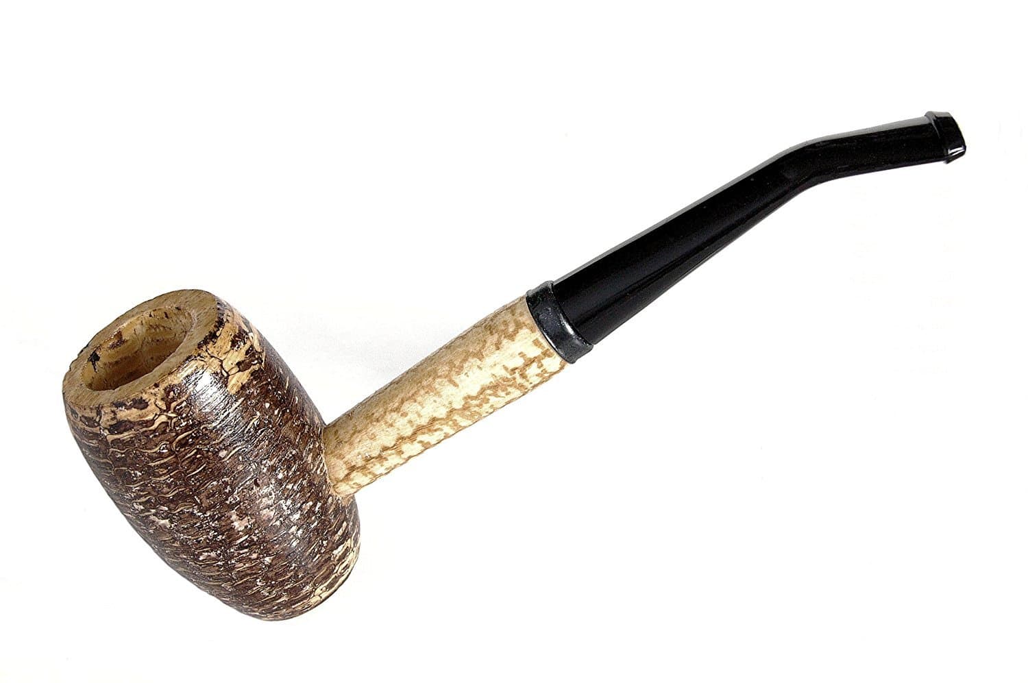 Missouri Meerschaum - Country Gentleman Corn Cob Tobacco Pipe - Bent Bit