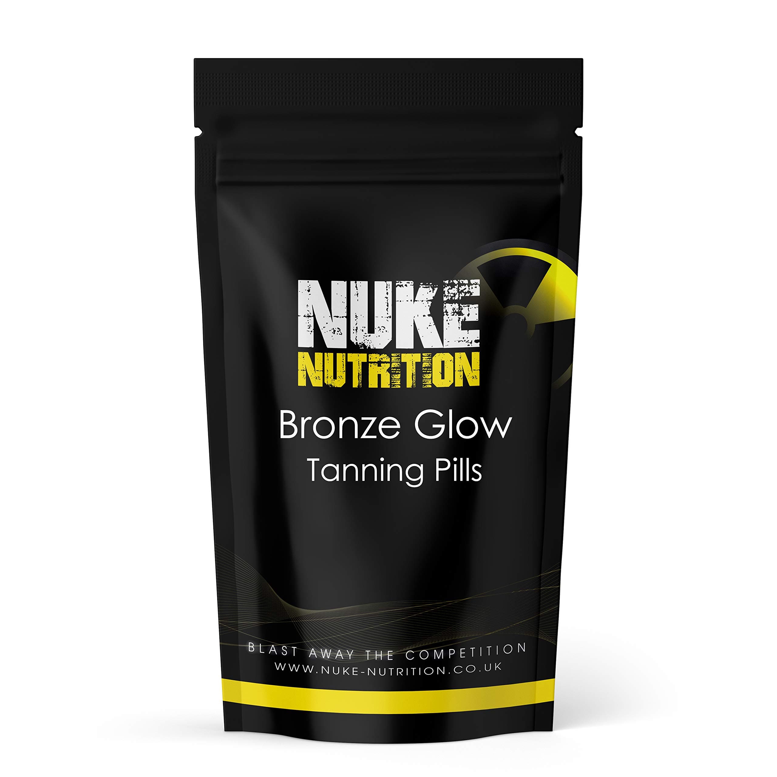 Nuke Nutrition Tanning Tablets | Tanning Pills For Self Tanning Accelerator For All Skin Types | Tan Accelerator Lotion, Tanning Oil & Fake Tan Alternative | 180 Pills Per Pack - Works Without Sun