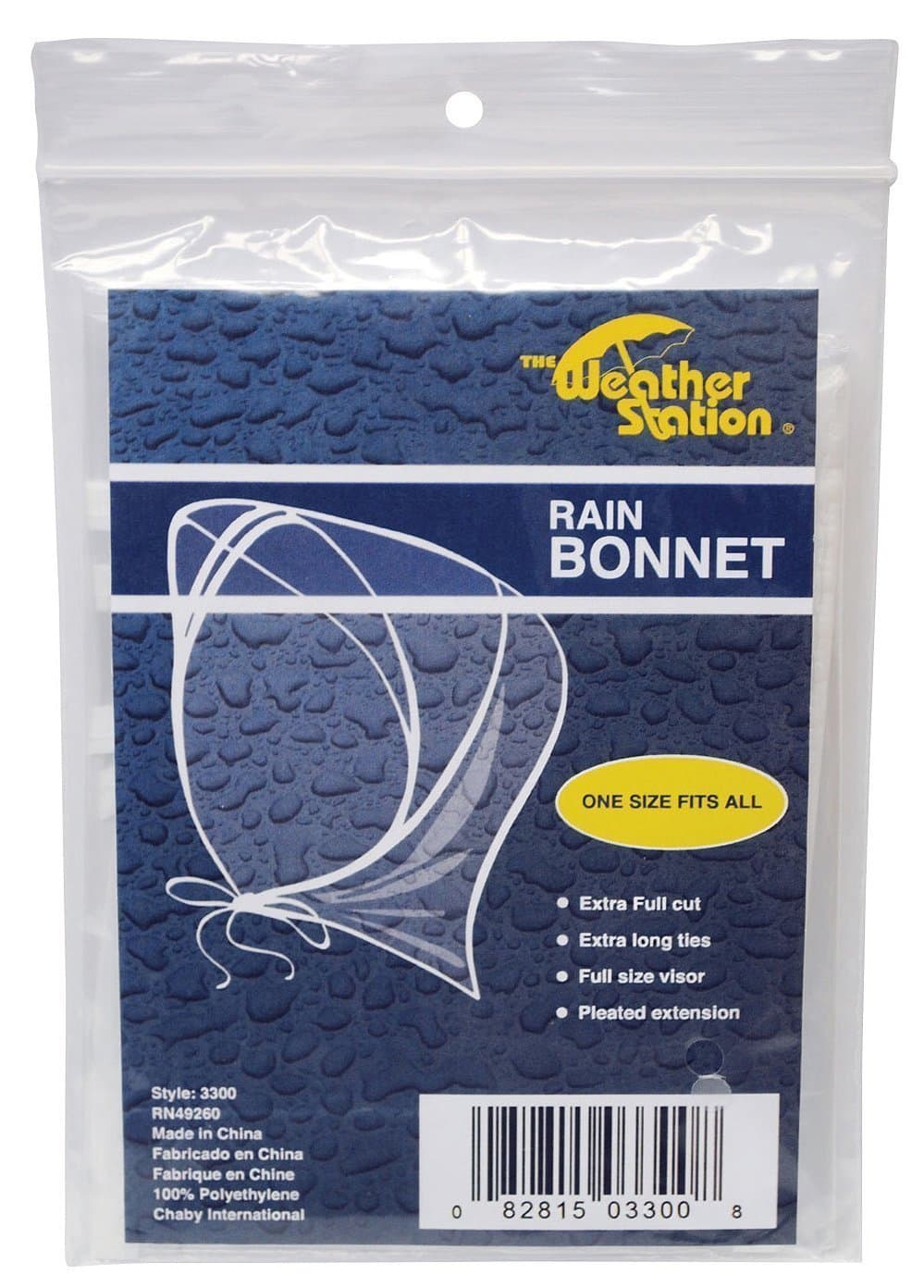 Chaby International 3300 Rain Bonnet