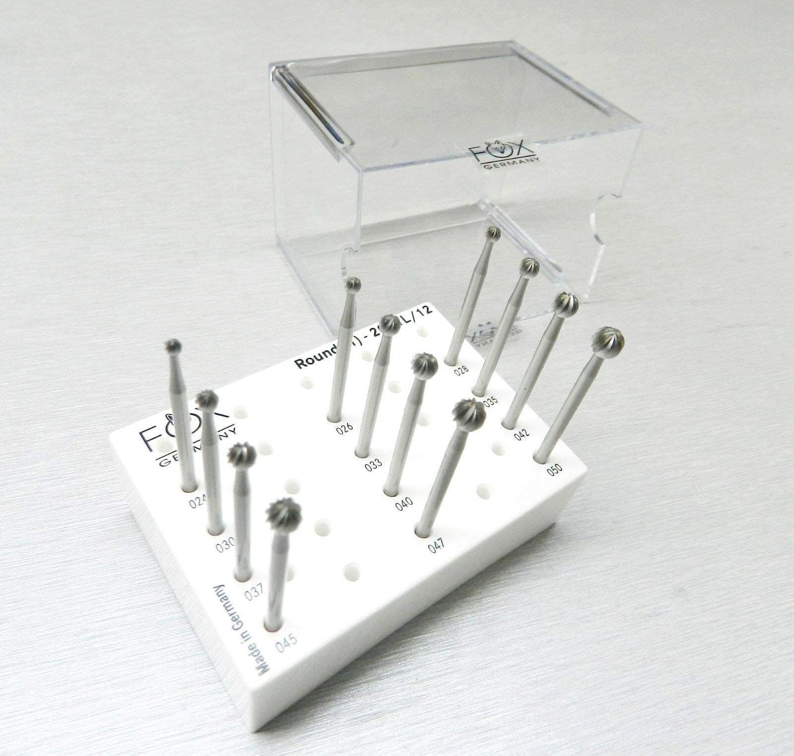 Jewelry Making Burs Round Ball Shape Large Set Jewelers Fig1 024-050 Fox Germany