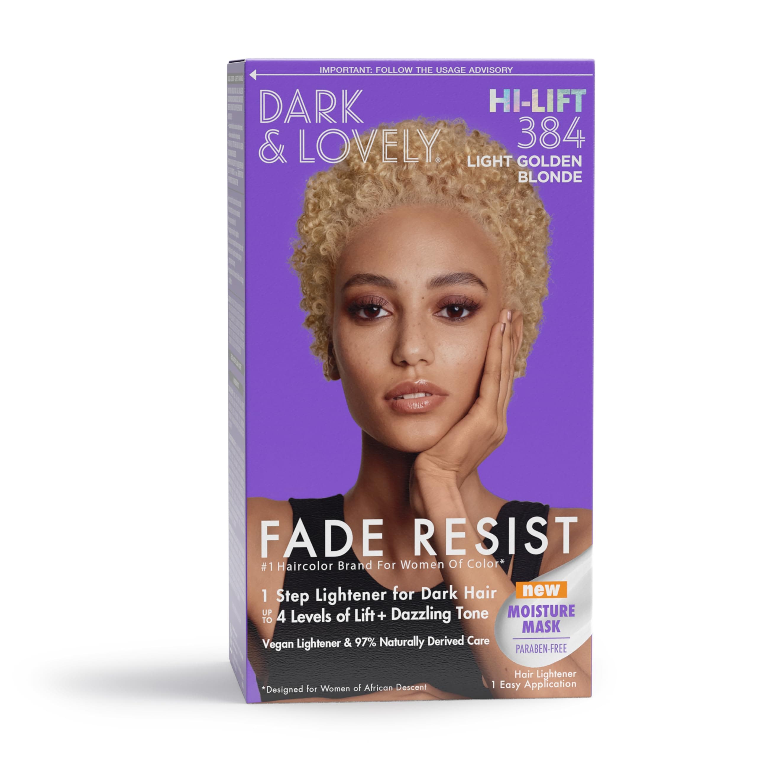 Carson Dark and Lovely Fade Resist Rich Conditioning Color, Light Golden Blonde 384