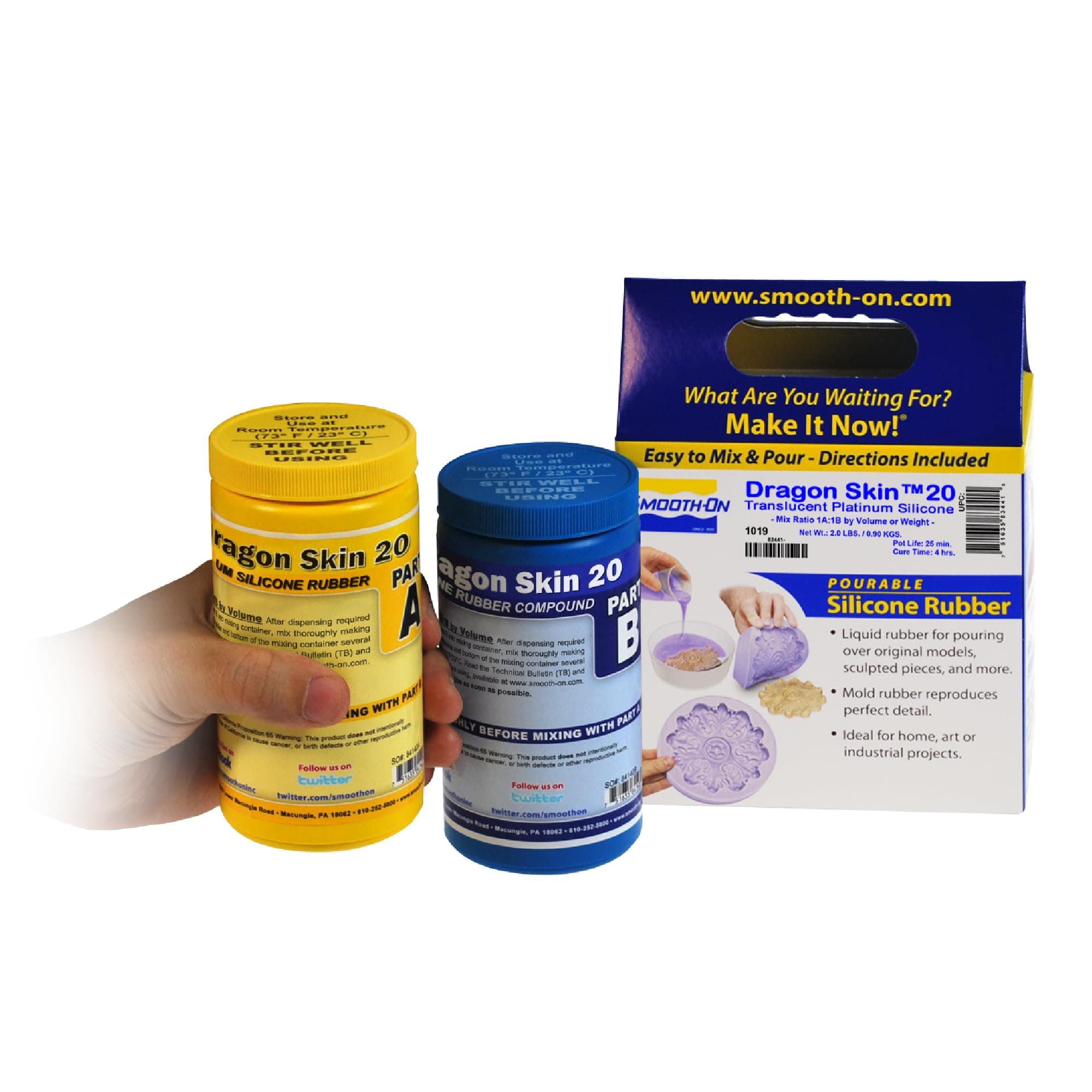 Dragon Skin 20 Mold Making Silicone Rubber - Trial Unit by Smooth