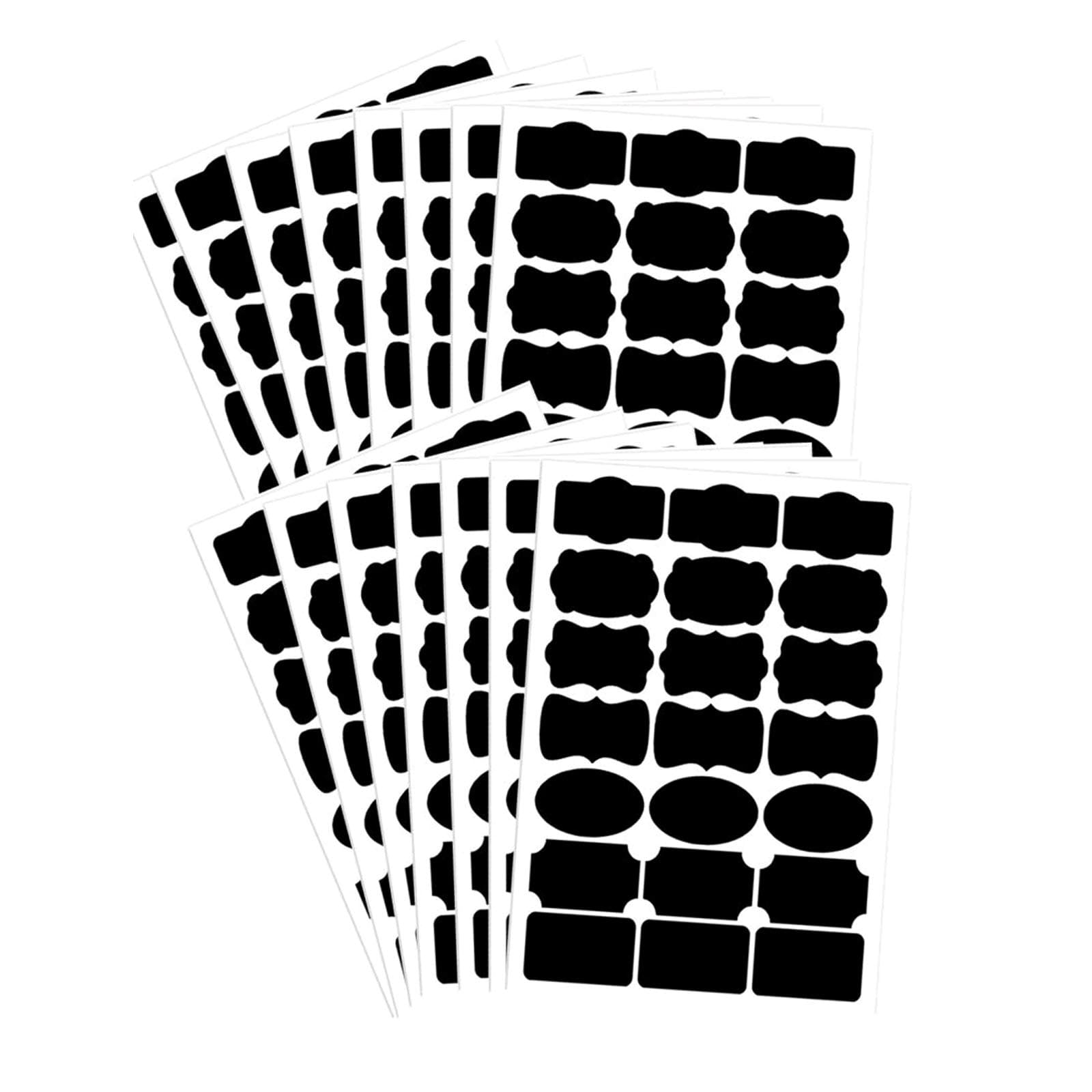 315 PCS Chalkboard Labels Bulk Reusable Blackboard Stickers Removable Waterproof Erasable Chalkboard Labels for Decorate Pantry Storage Mason Jars Glass Bottle Parties Weddings Spice Kitchen Office