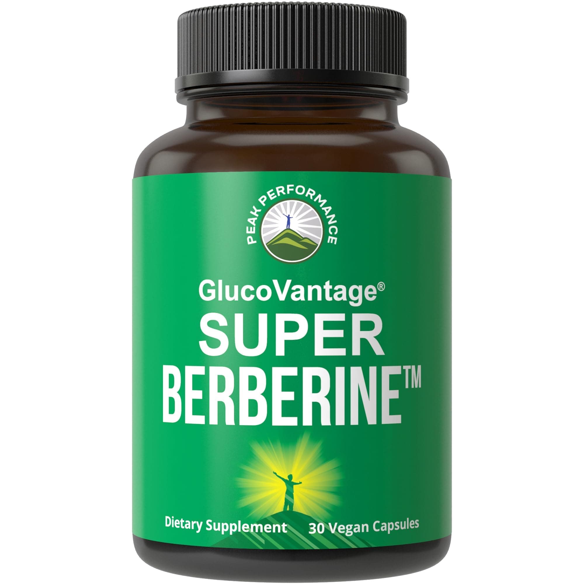 Dihydroberberine Super Berberine Supplement - GlucoVantage® 200mg Now 5X More Effective Than Regular Berberine HCL Powder Capsules. Metabolism Support Keto Friendly Plus Vegan Extract Pills