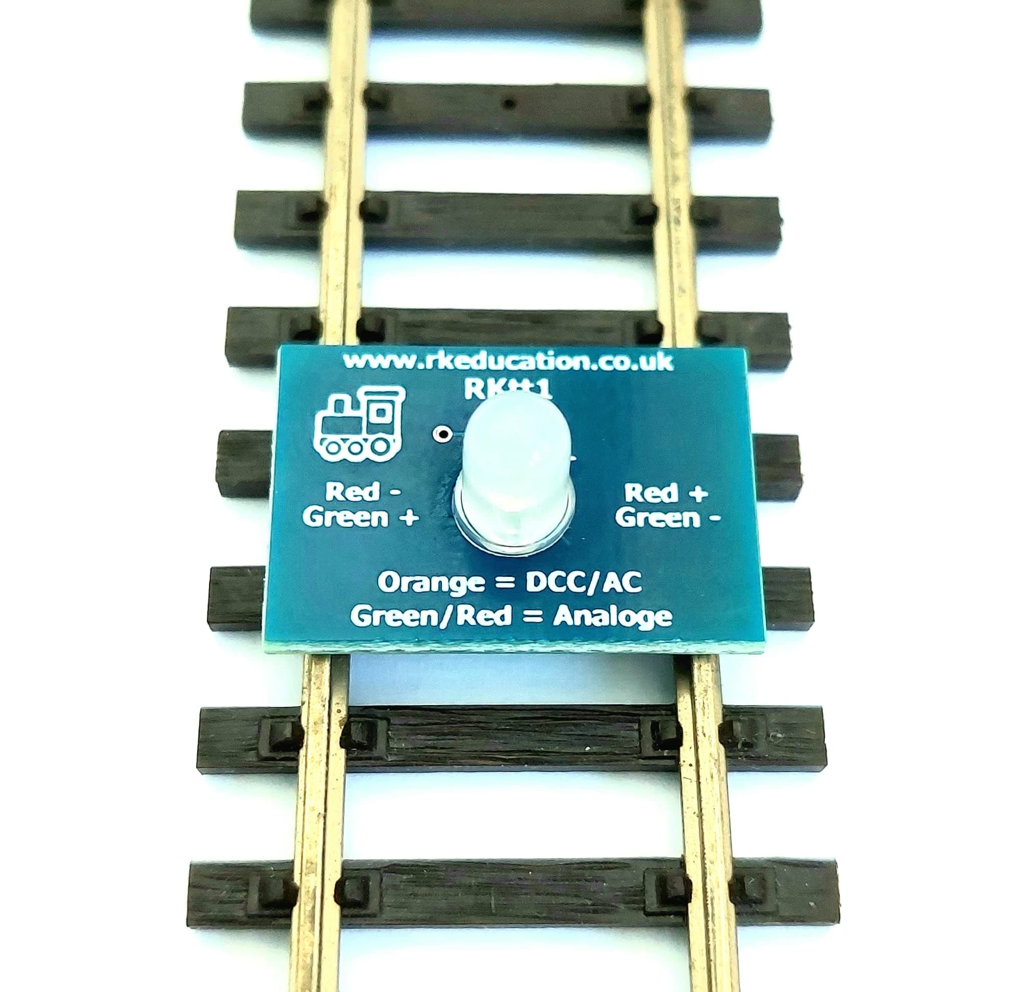 RKtt1 N-Gauge, OO/HO Gauge Track Tester Module for Model Railway DC/DCC - Constructed