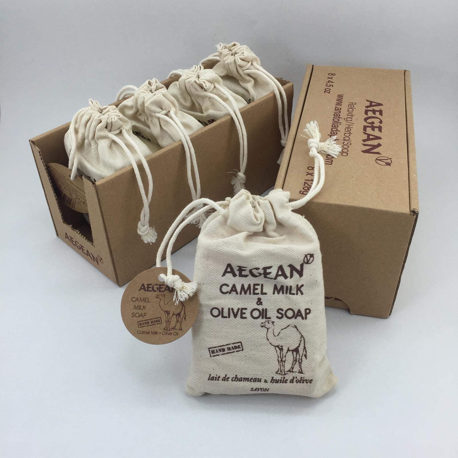 Camel Milk Soap - Handmade 100% Pure Natural & Vegan (5 Bars)