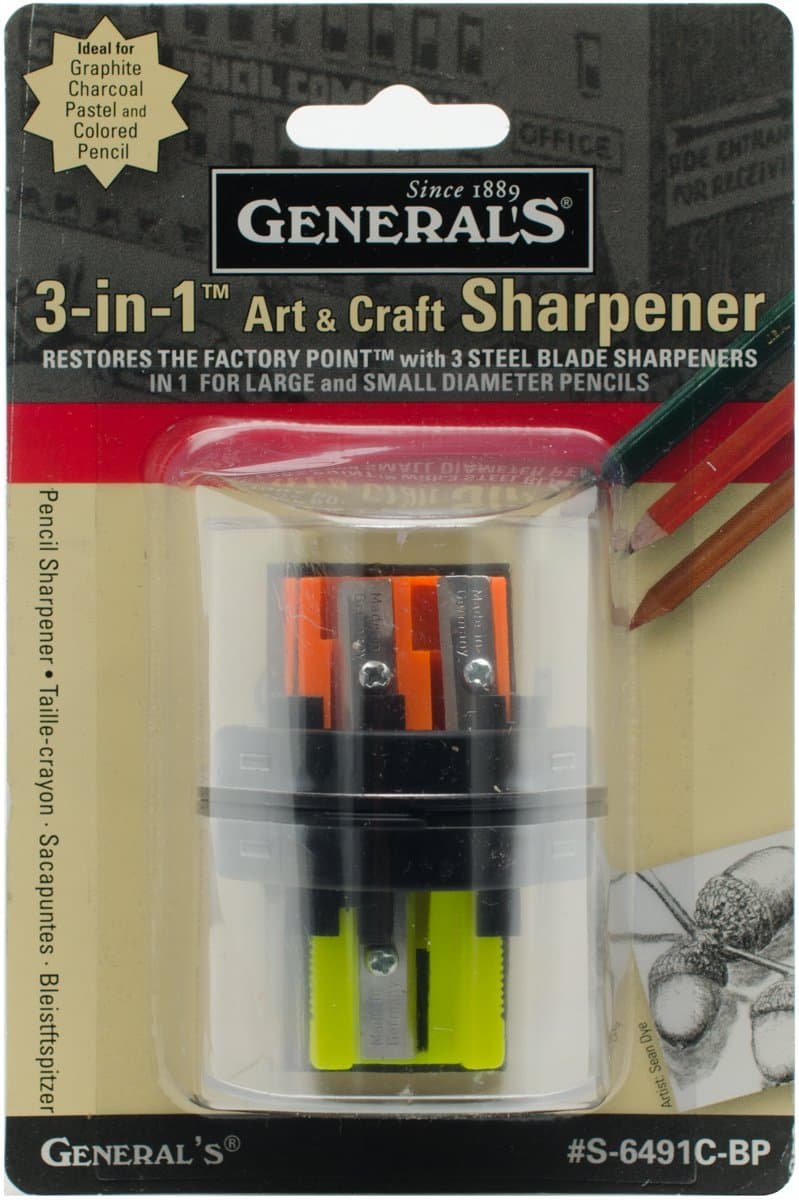 6491C-BP 3-in-1 Art & Craft Sharpener