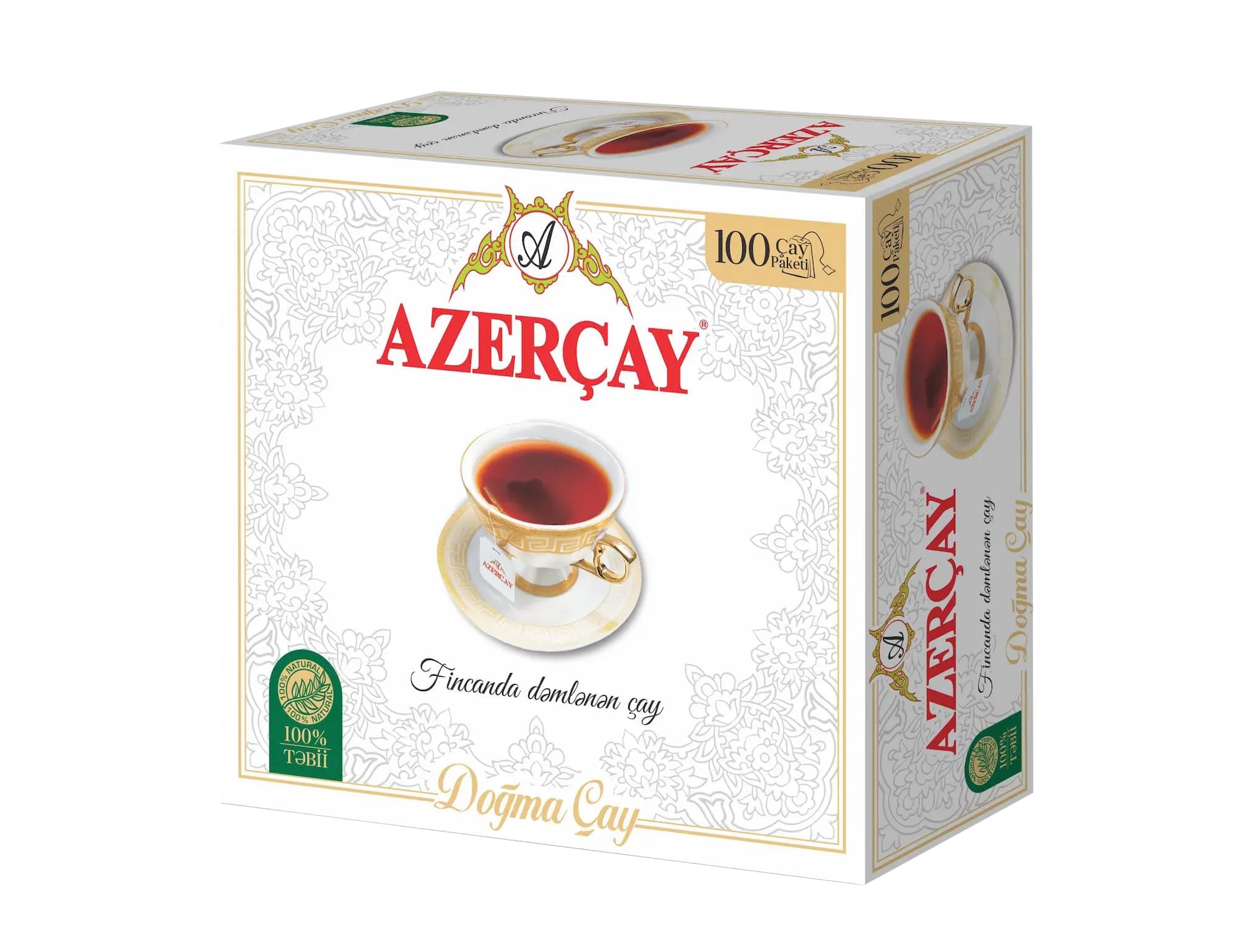 Azercay Tea Bag Flavoured 200 Gr Uncovered Bergamot Flavoured Black Tea