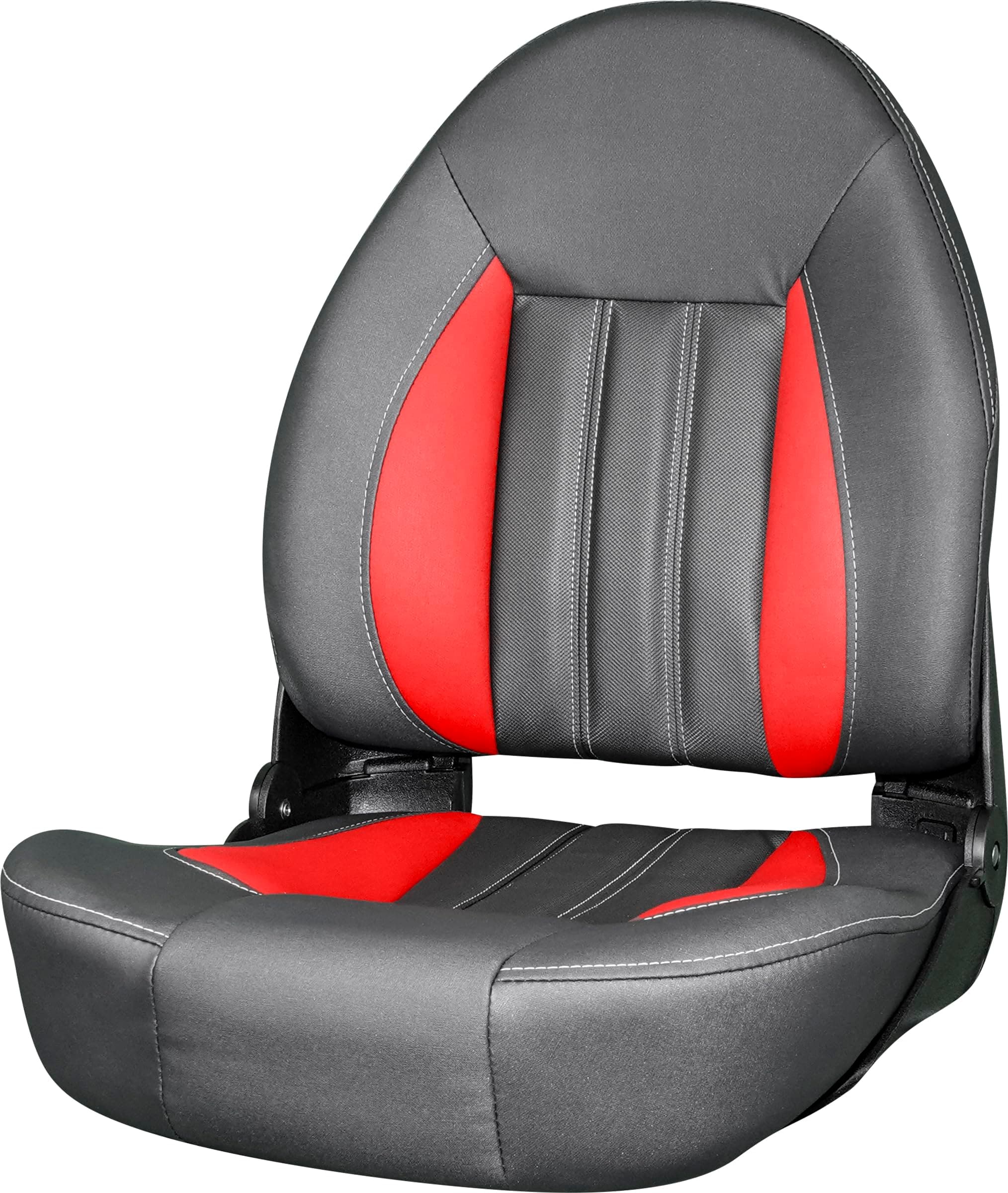 ProBax Orthopedic Limited Edition Boat Seat (Charcoal/Gray/Red)