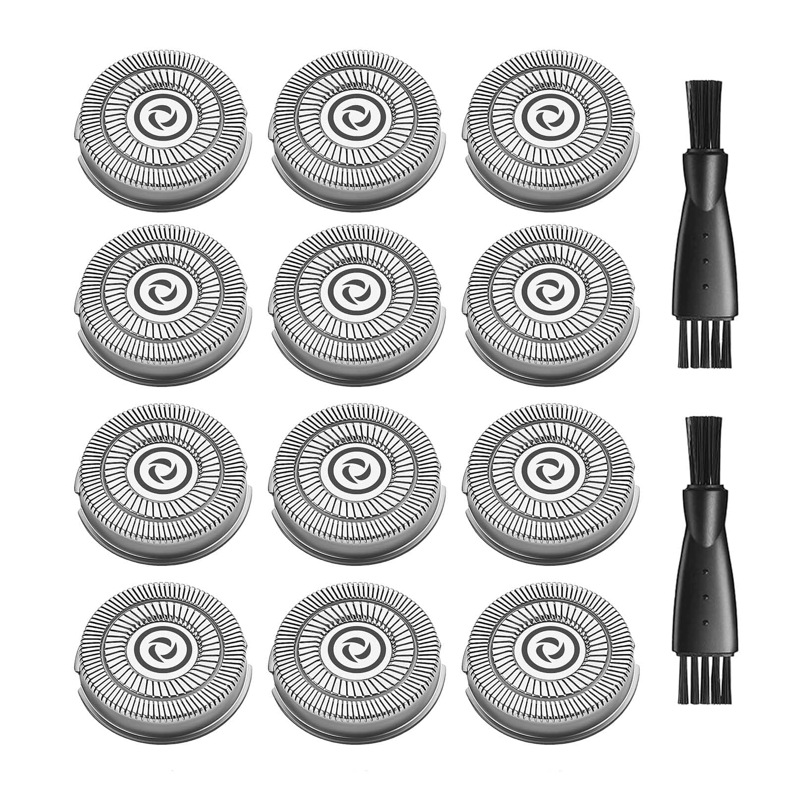 12 Pack Skull Shaver Blades Compatible with Pitbull Shaver Replacement Blade for Skull Shaver Replacement Heads Pitbull Shaver Replacement Head, Gifts for Men, Head Shavers for Bald Men