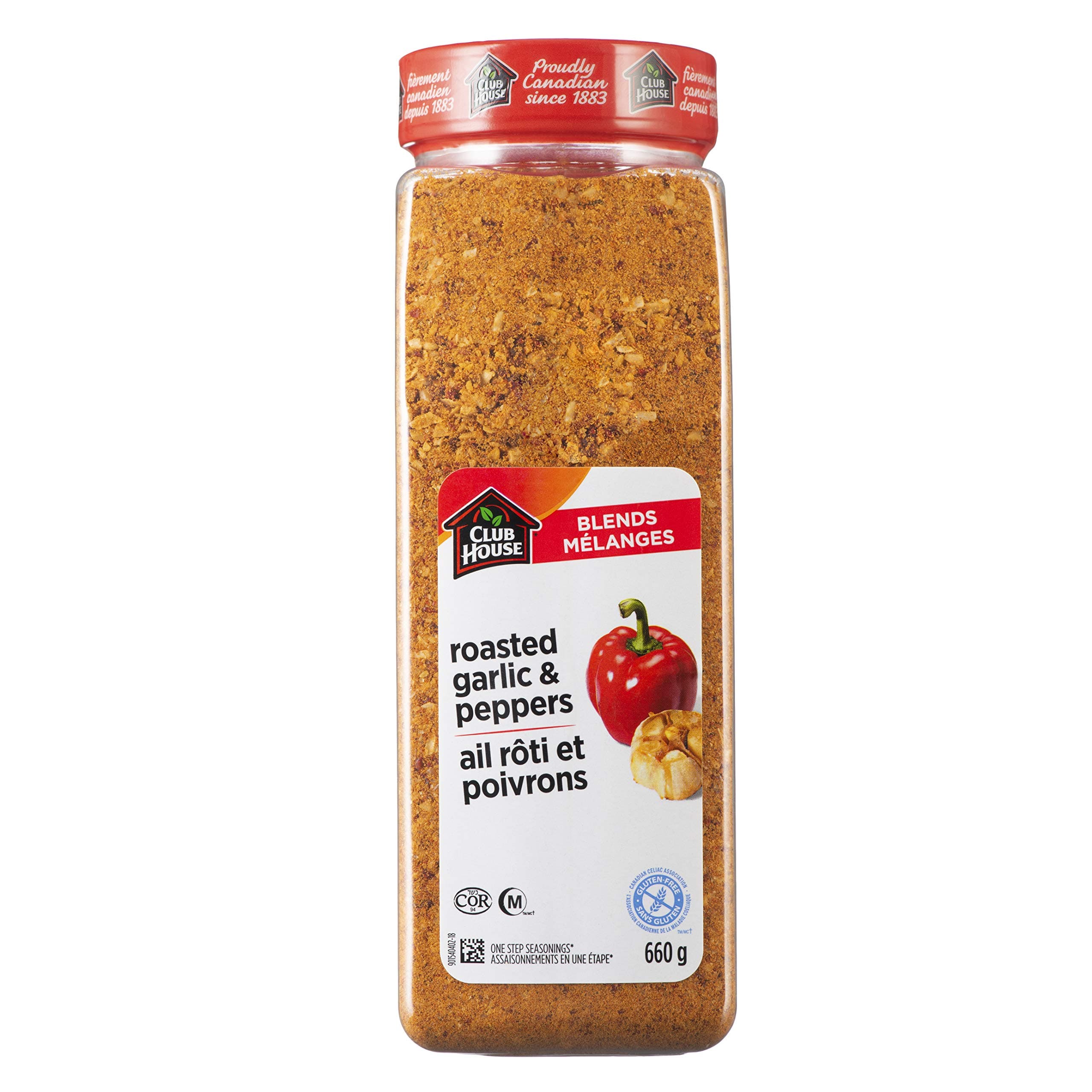 Roasted Garlic and Red Pepper One Step Seasoning 660g - Imported from Canada