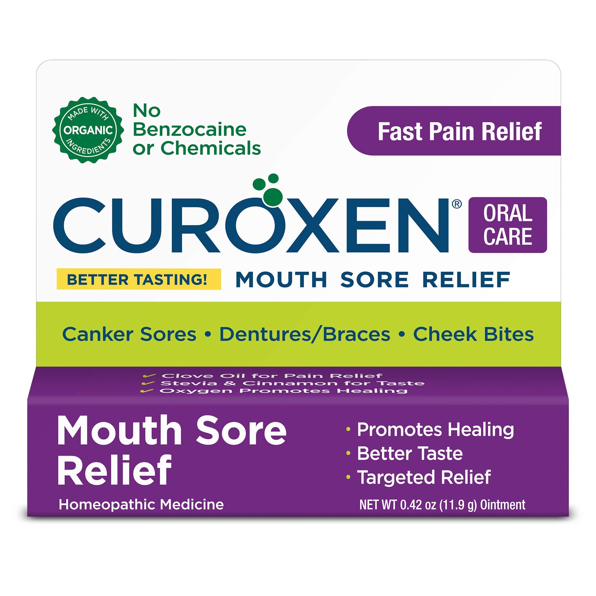 CUROXEN Mouth Sore Treatment, 10ml All-Natural & Organic Ingredients Oral Pain Reliever Oral Pain Medicine