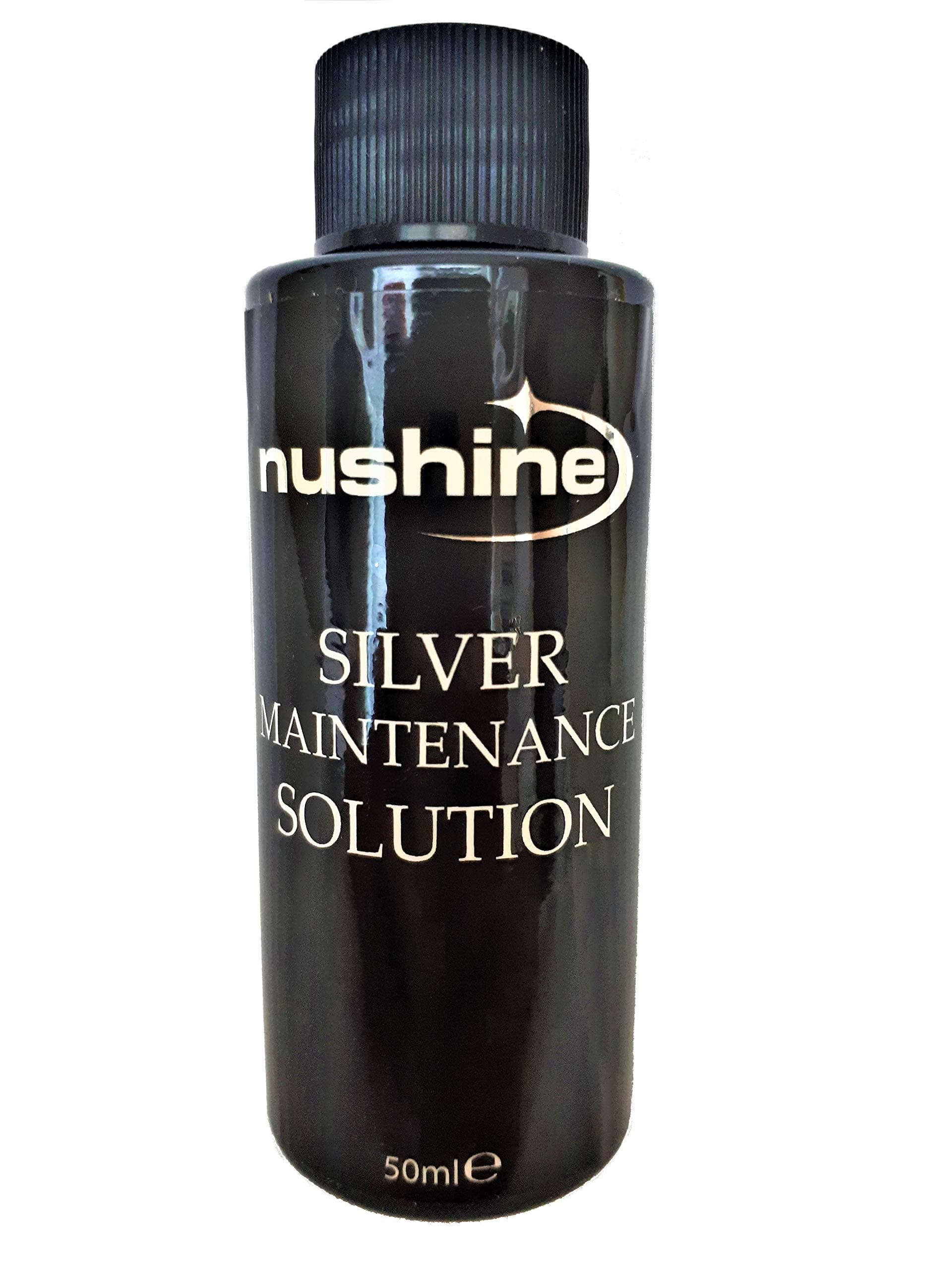 Silver Maintenance Solution Cleaner 50ml Especially for Slightly Worn Silverware - Contains Pure Silver