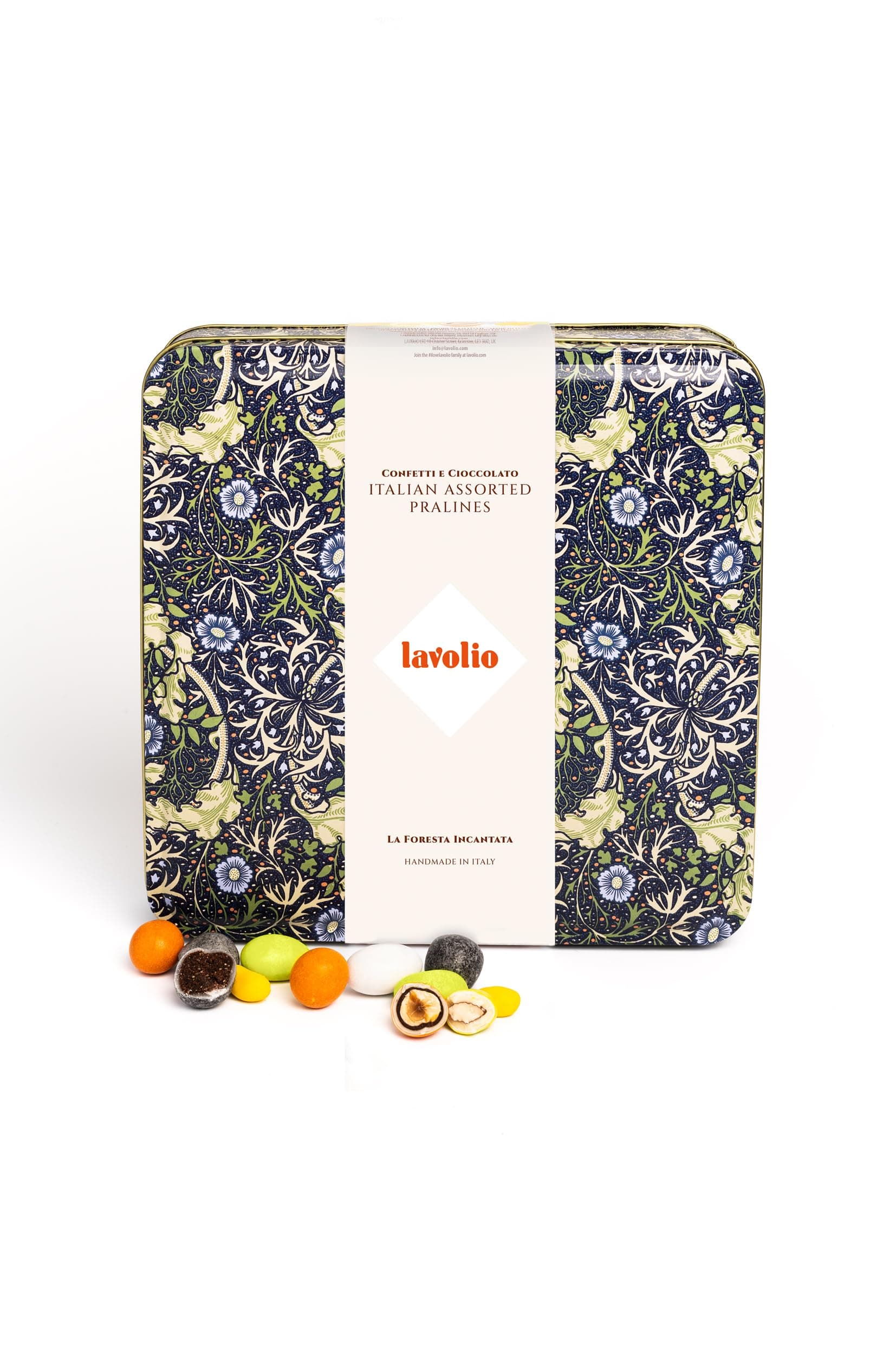 Nutty Forest Confectionery Gift Box – Selection of Handcrafted Confections and Chocolate Covered Nuts – Refined and Elegant Chocolate Nuts Gift Set – Gluten Free – 250g