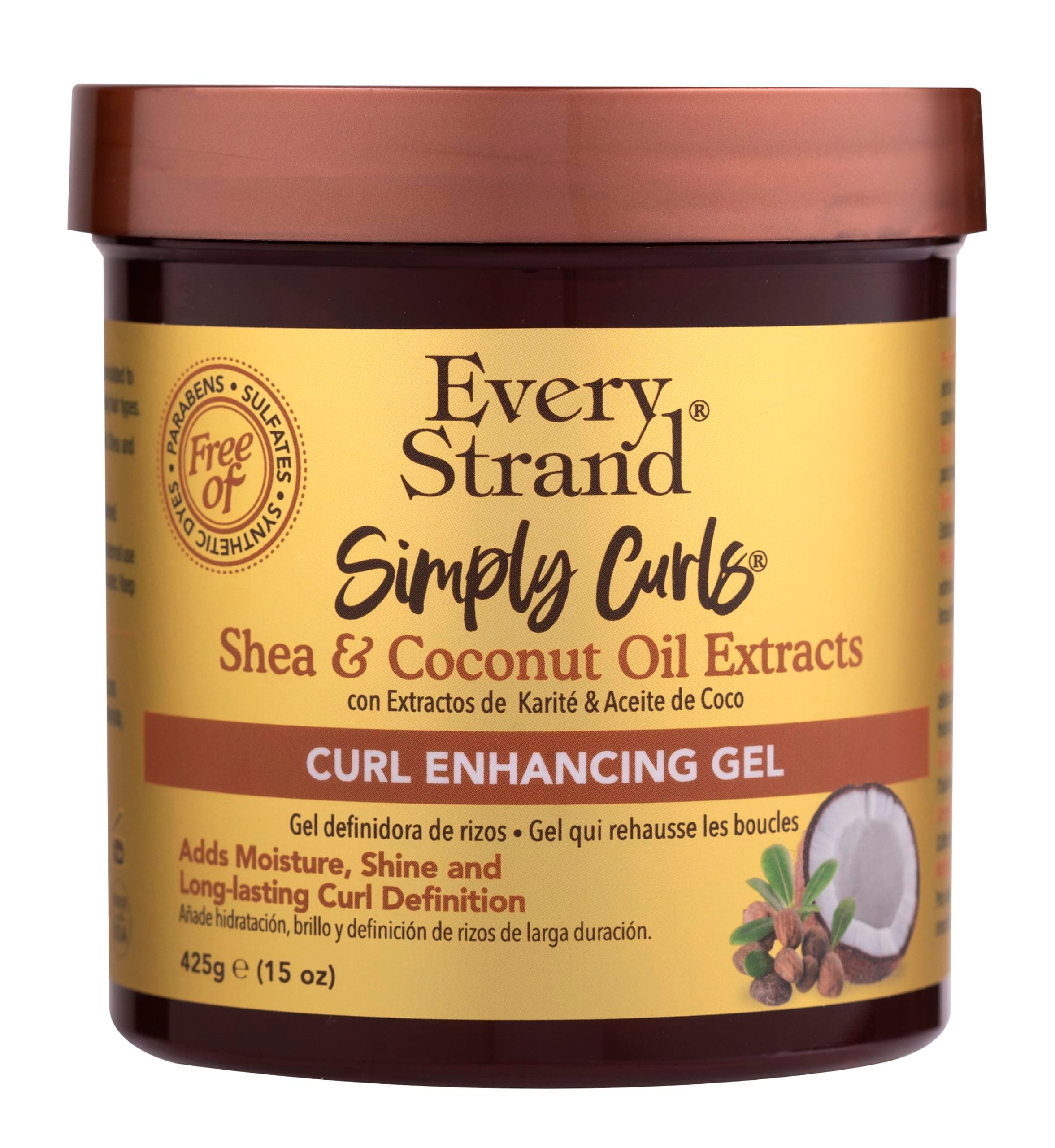 Every Strand Simply Curls Coco Oil/Shea Curl Creme 15oz Jar