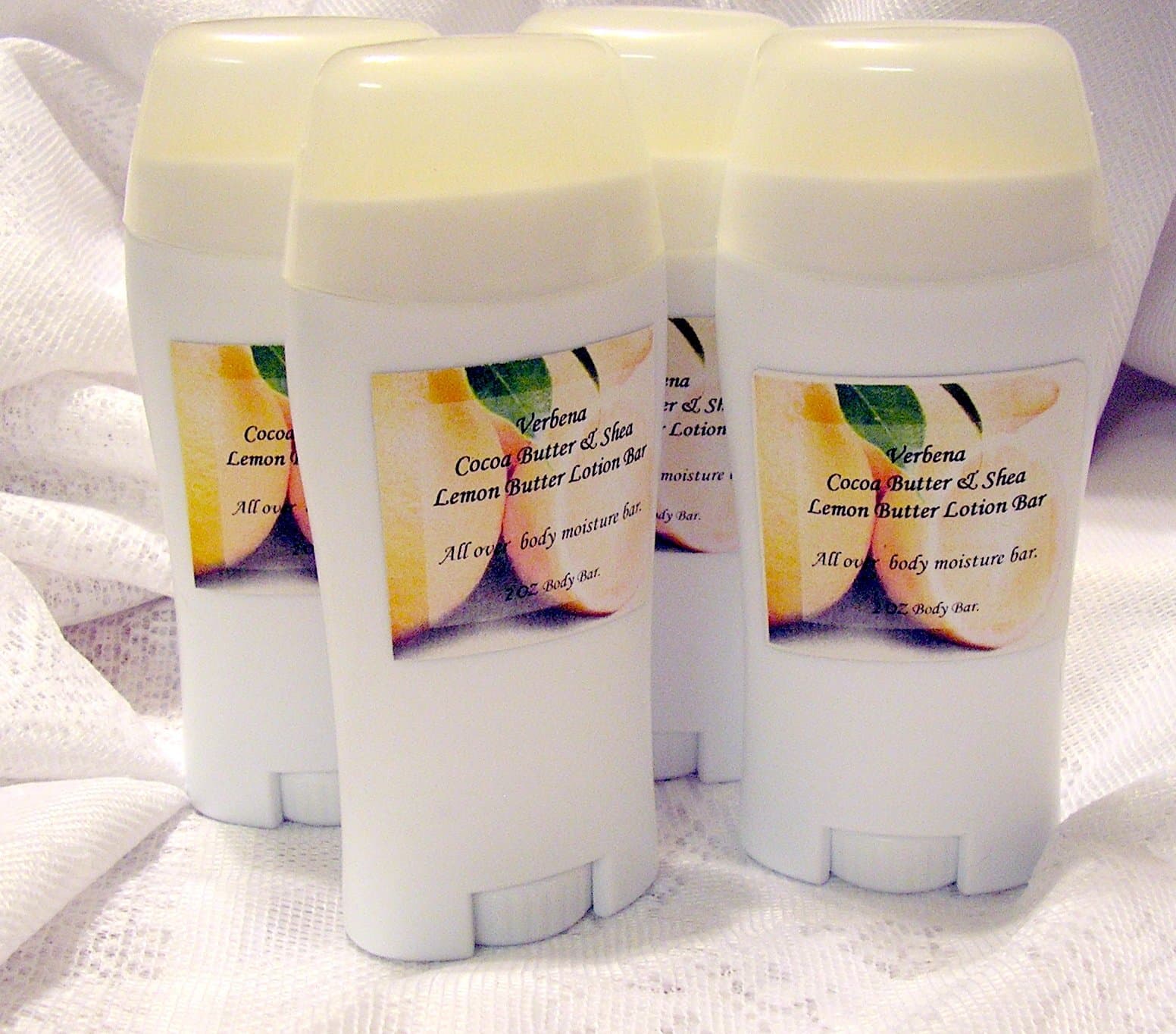 The Salt Baron Verbena Cocoa Butter, Shea, Lemon Butter body butter,Lotion Bar, body balm