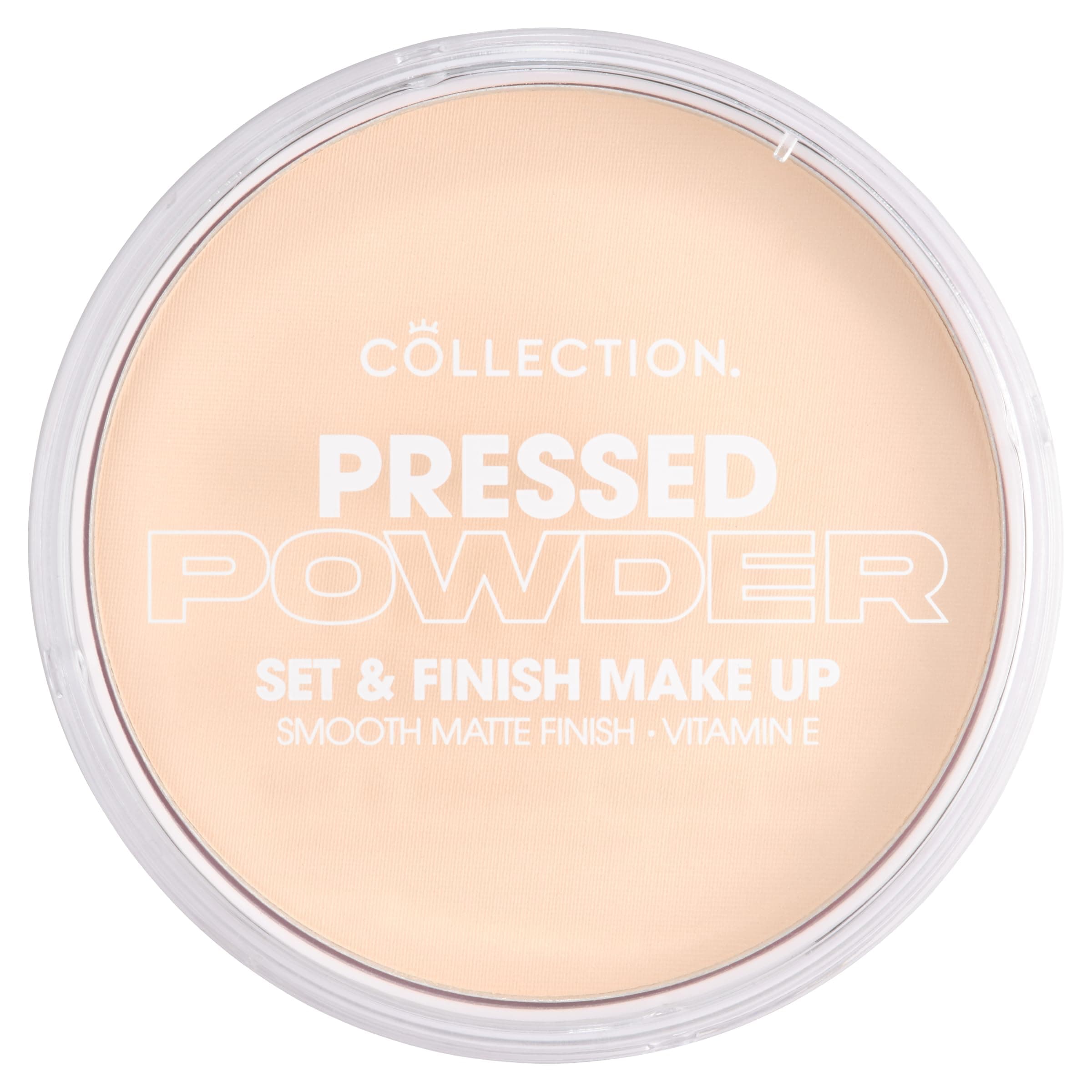 Collection Cosmetics Pressed Powder, Velvety Matte Finish, 15g, Ivory