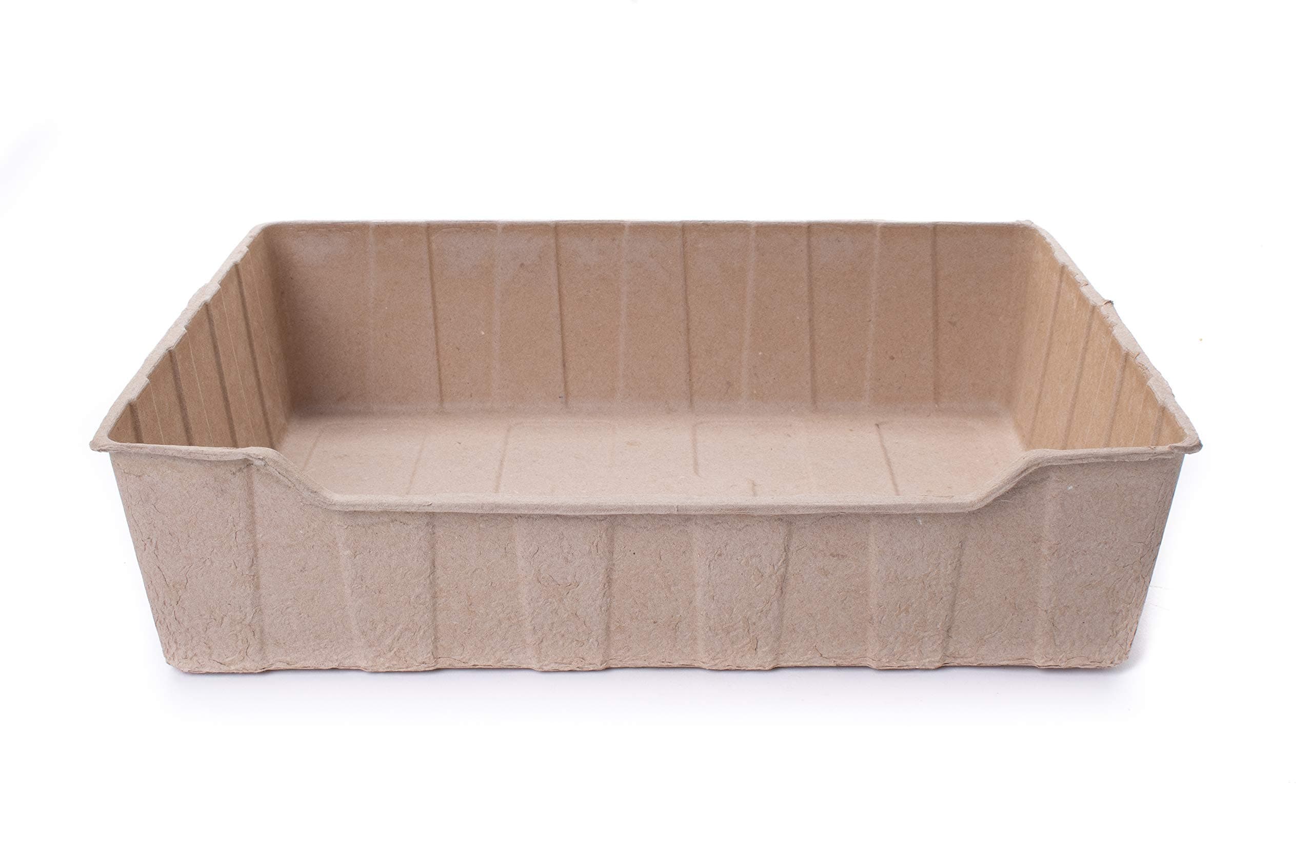 ZenKitty Disposable Litter Box 4 ct Bundle, Biodegradable Medium Natural